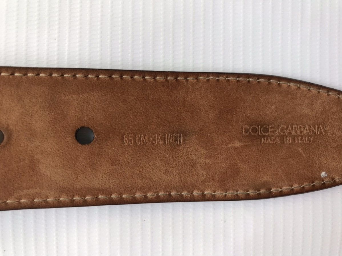 Dolce & Gabbana Dolce Gabbana leather belt Size ONE SIZE - 8 Thumbnail