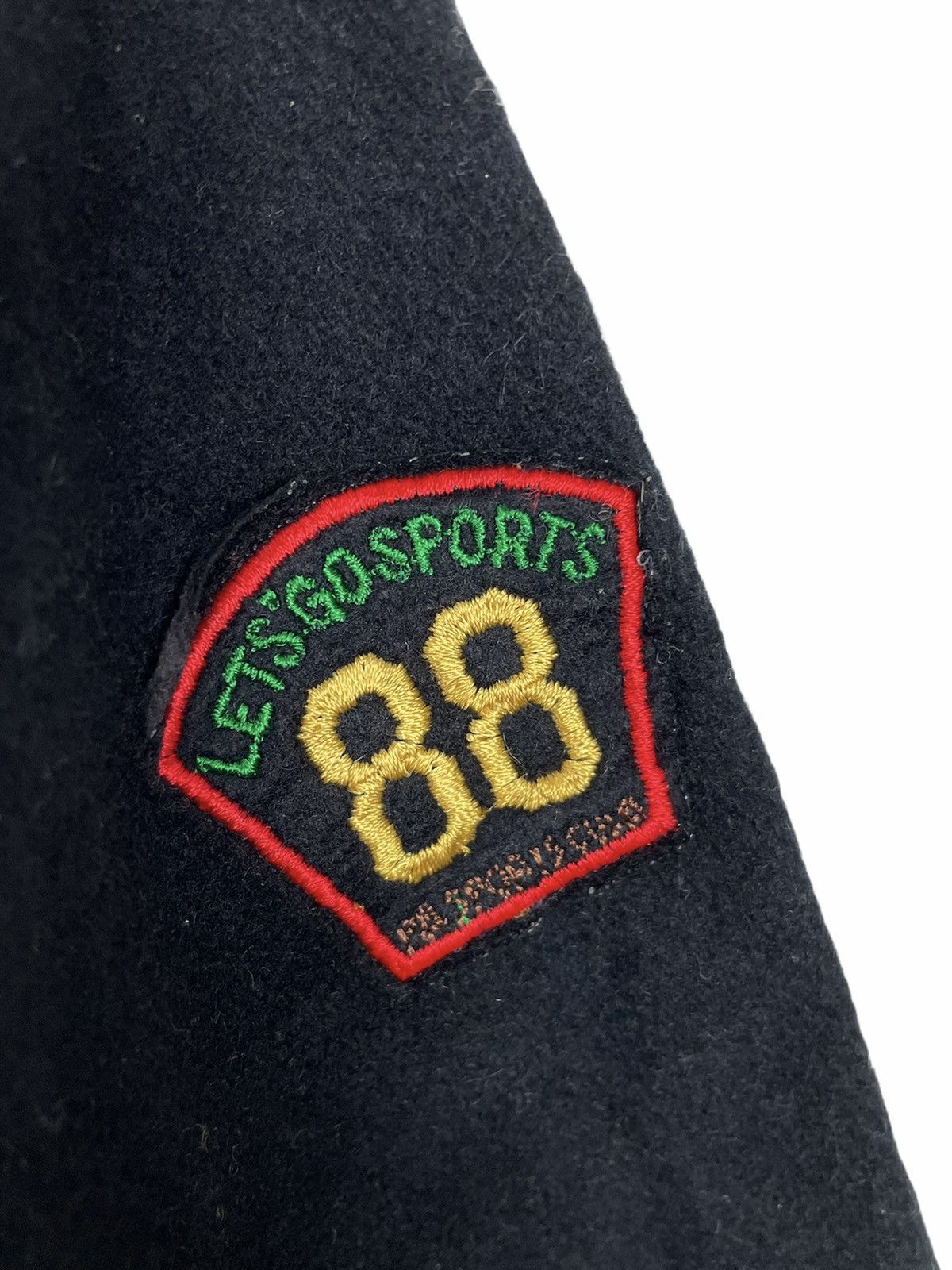 Vintage Retro PETI-ONE Varsity Jacket | 88 Patch Japan 90s Vibes Size US S / EU 44-46 / 1 - 4 Thumbnail