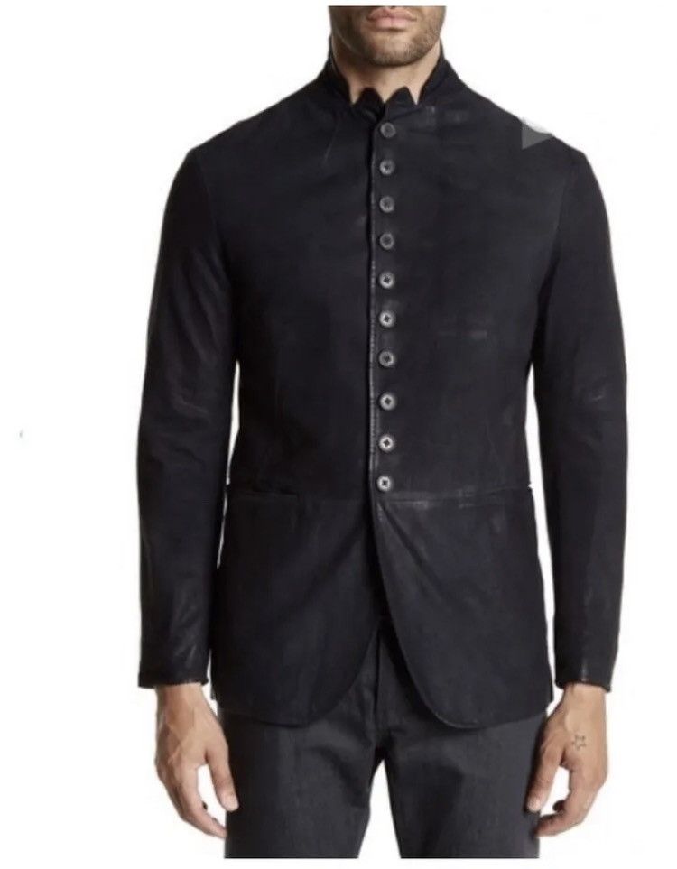 John Varvatos Suede Multibutton jacket EU 48 USA 38 Size US M / EU 48-50 / 2 - 2 Thumbnail