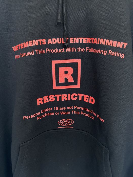 Vetements Restricted Hoodie