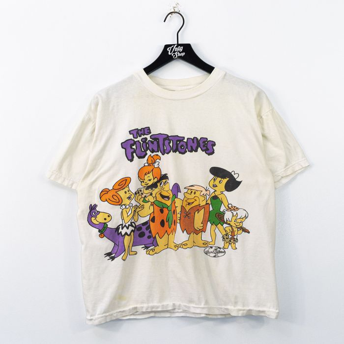 Vintage Hanna-Barbera The Flintstones & Rubbles T-Shirt Boxy Large ...