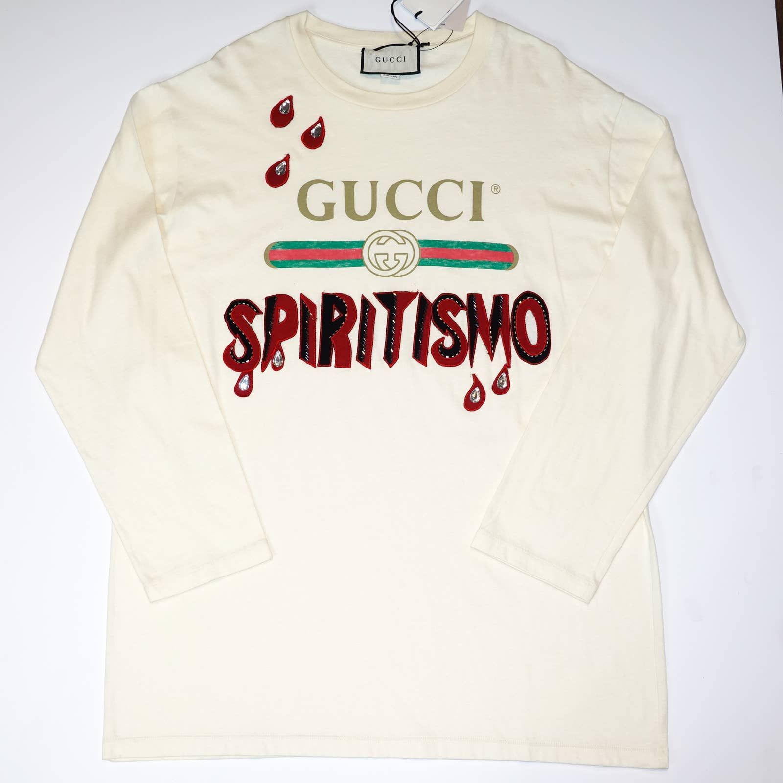 Gucci Gucci Spiritismo Oversized Long Sleeve T shirt in Cream Grailed