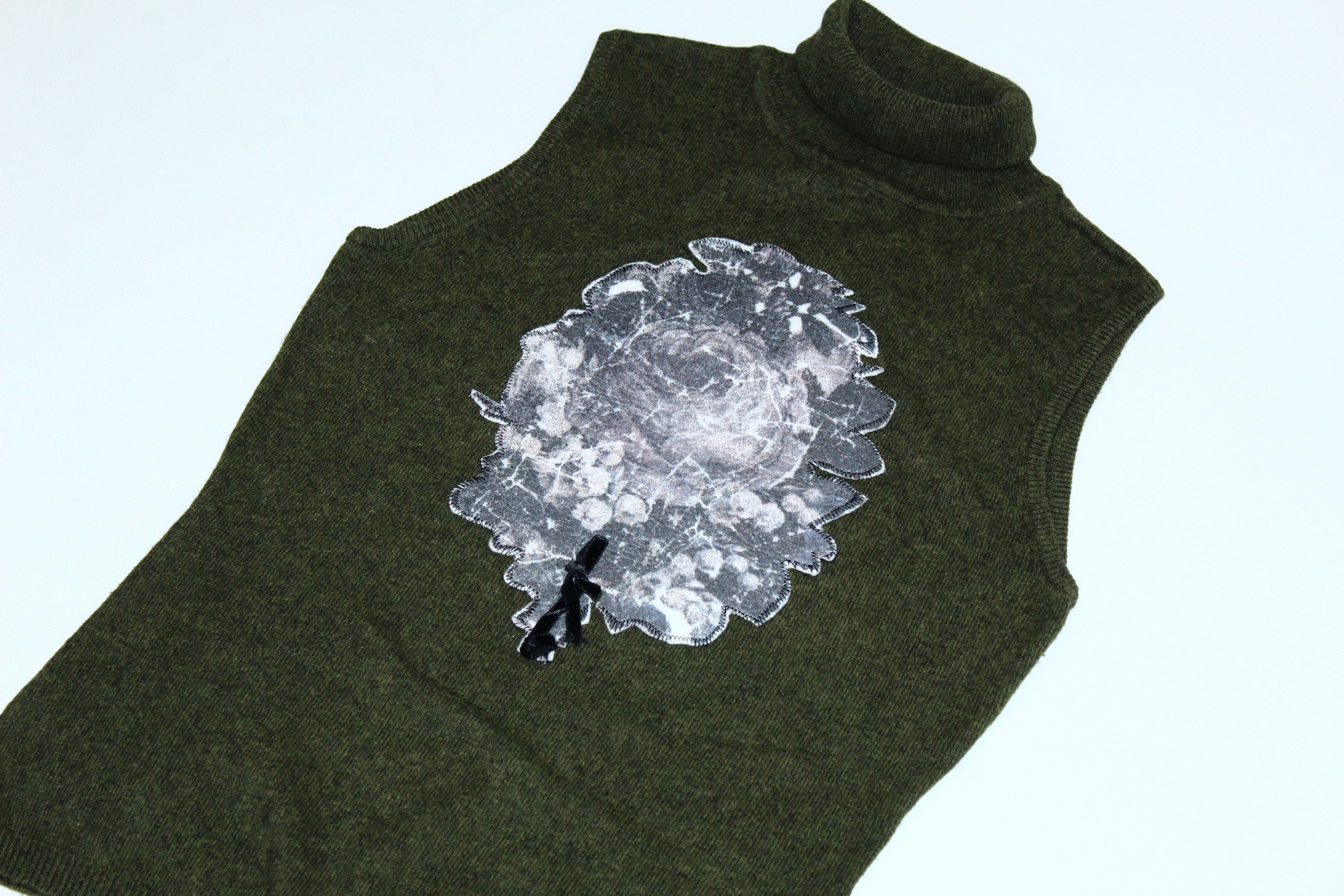 Other VTG Mariella Burani Le Sportive Turtleneck Sleeveless Top Size L / US 10 / IT 46 - 3 Thumbnail