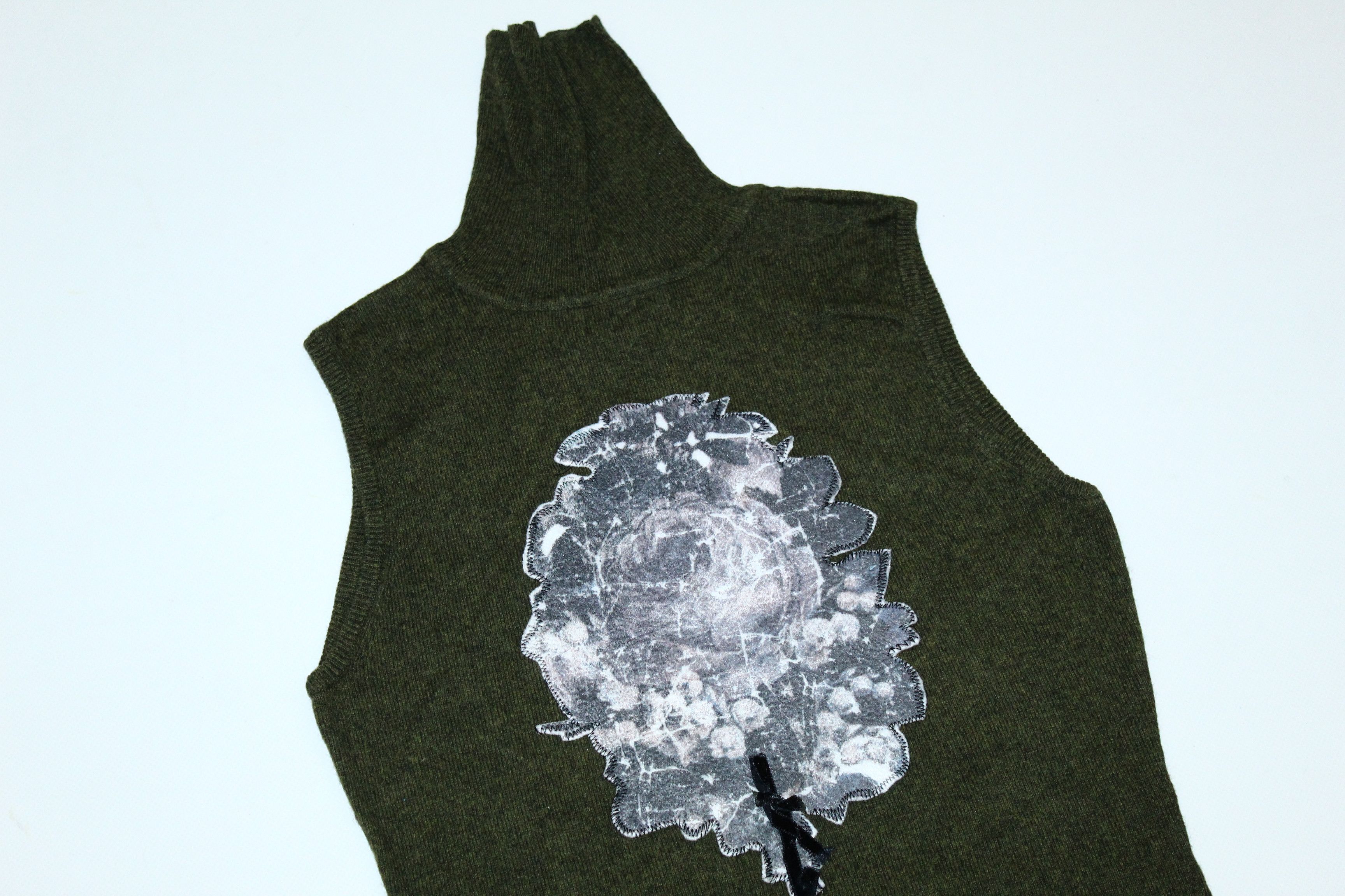 Other VTG Mariella Burani Le Sportive Turtleneck Sleeveless Top Size L / US 10 / IT 46 - 2 Thumbnail