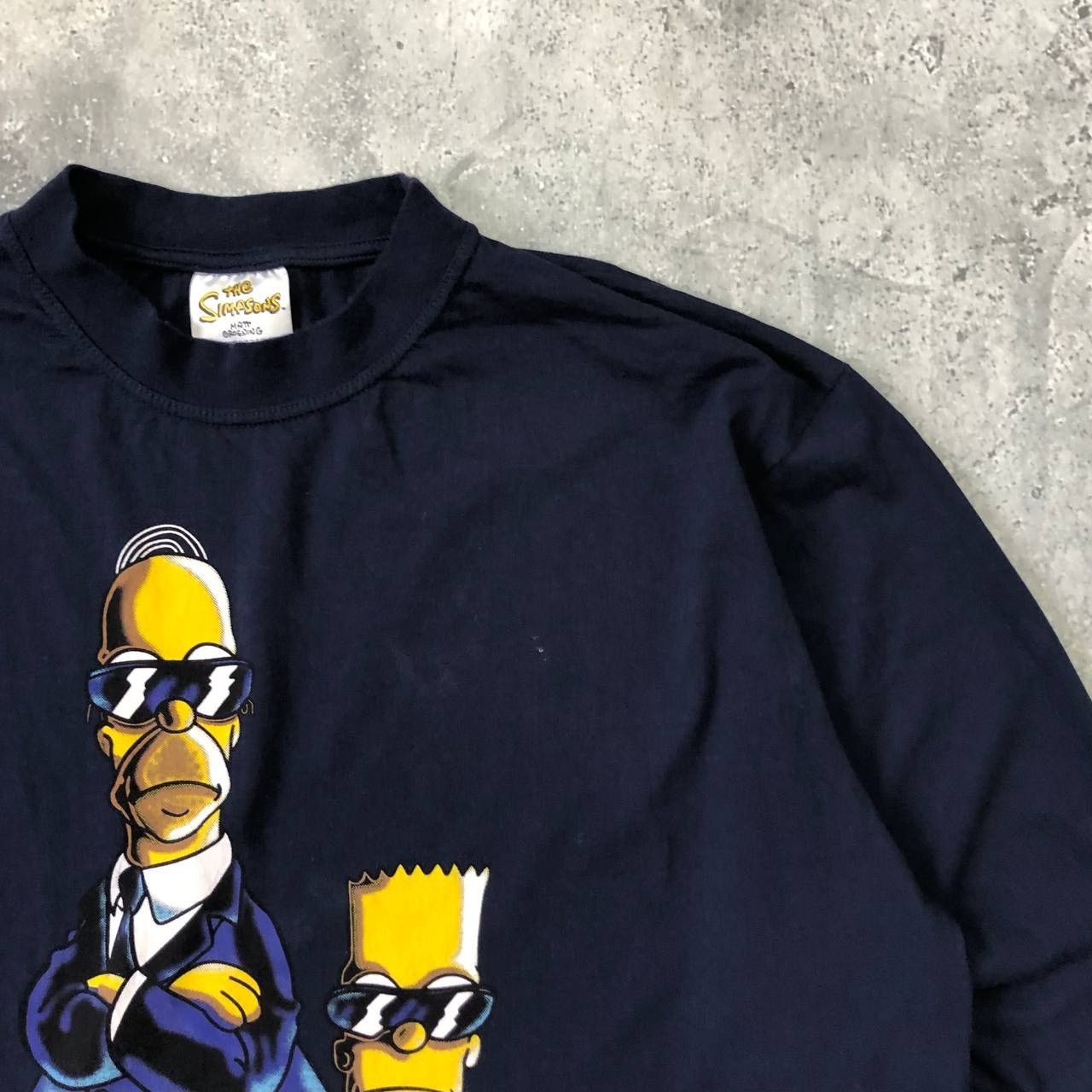 Cartoon Network Vintage 2000s The Simpsons Man In Black Long Sleeve T Shirt Size US XL / EU 56 / 4 - 6 Thumbnail