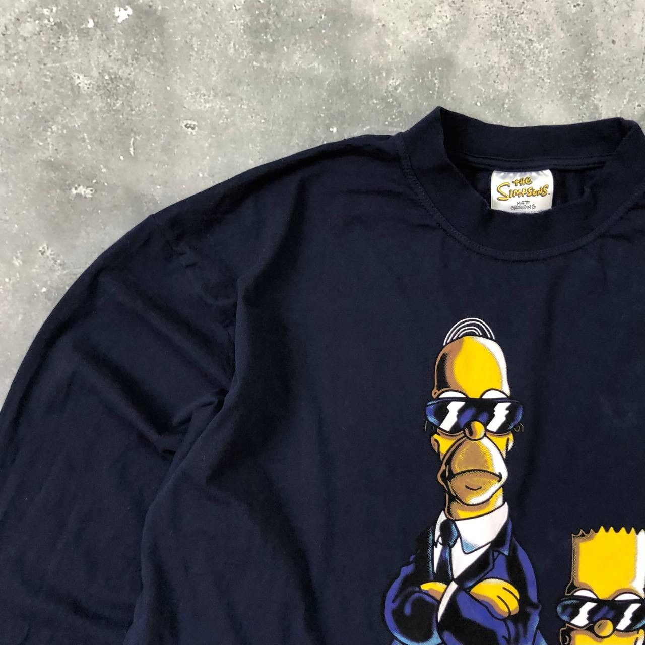 Cartoon Network Vintage 2000s The Simpsons Man In Black Long Sleeve T Shirt Size US XL / EU 56 / 4 - 5 Thumbnail