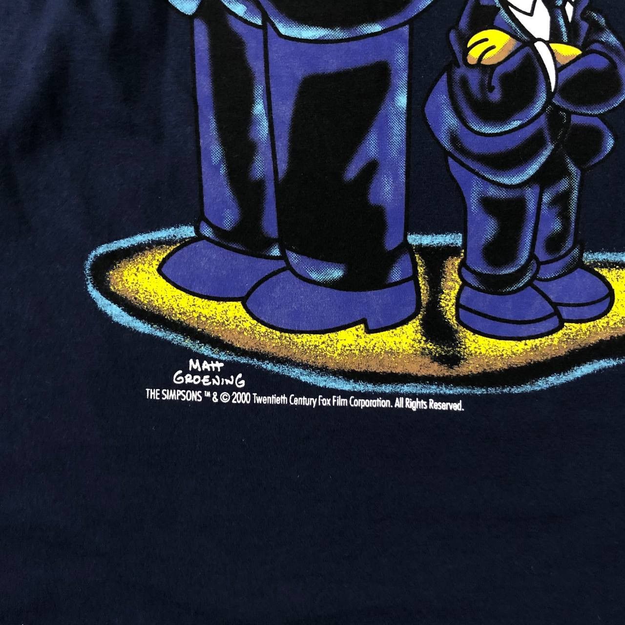 Cartoon Network Vintage 2000s The Simpsons Man In Black Long Sleeve T Shirt Size US XL / EU 56 / 4 - 4 Thumbnail