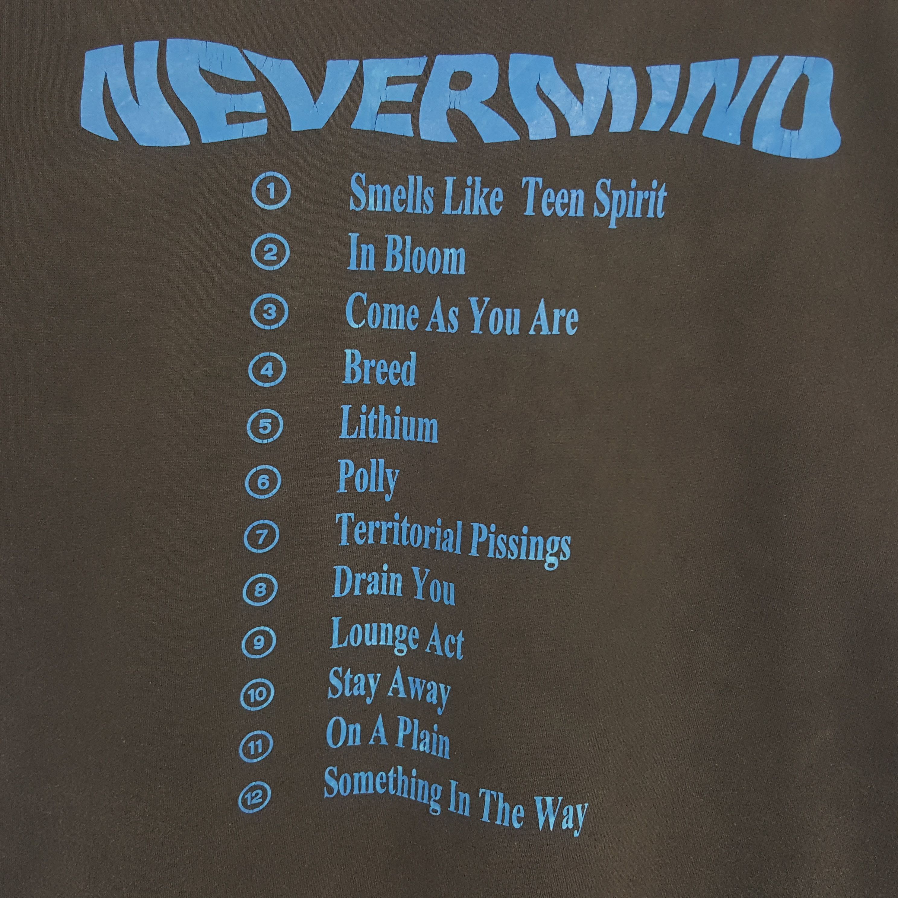 Band Tees × Nirvana × Vintage Vintage NIRVANA Nevermind Era Tshirt Size US XL / EU 56 / 4 - 4 Thumbnail