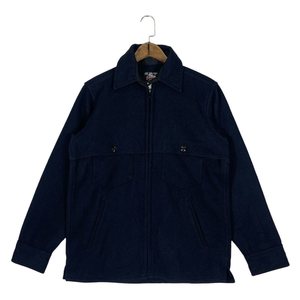 Johnson Woolen Mills Jac Shirt Jacket Navy