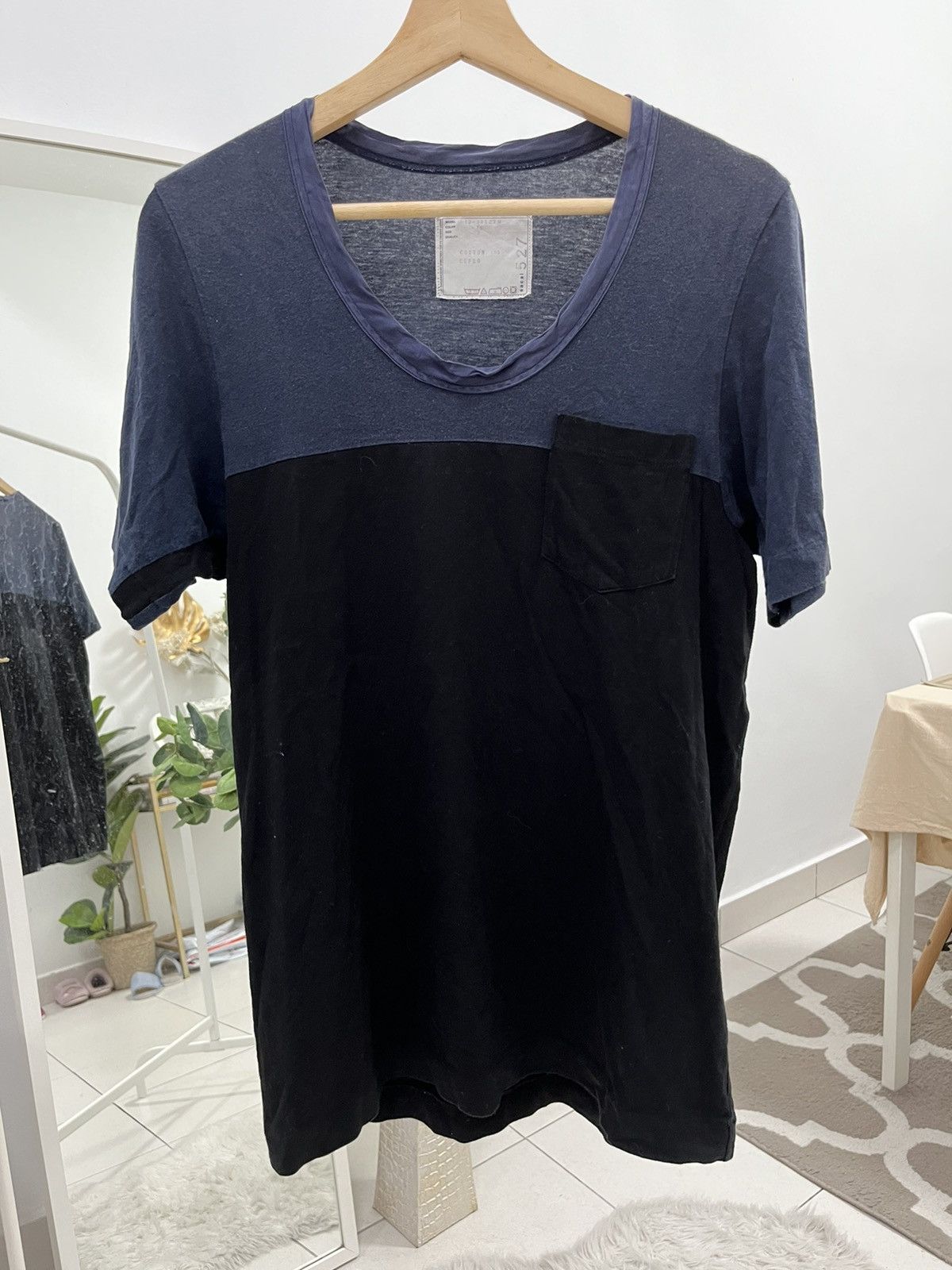 Sacai Black Cotton T-Shirt main image 0