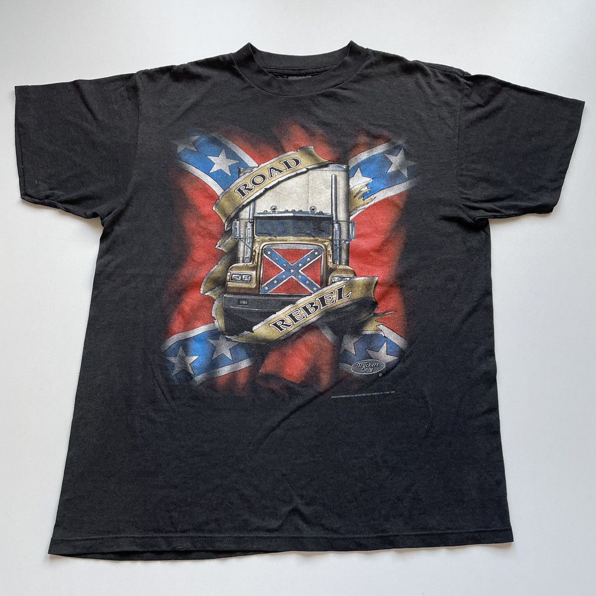 Harley Davidson × Vintage Vintage 90s Truckers Only Road