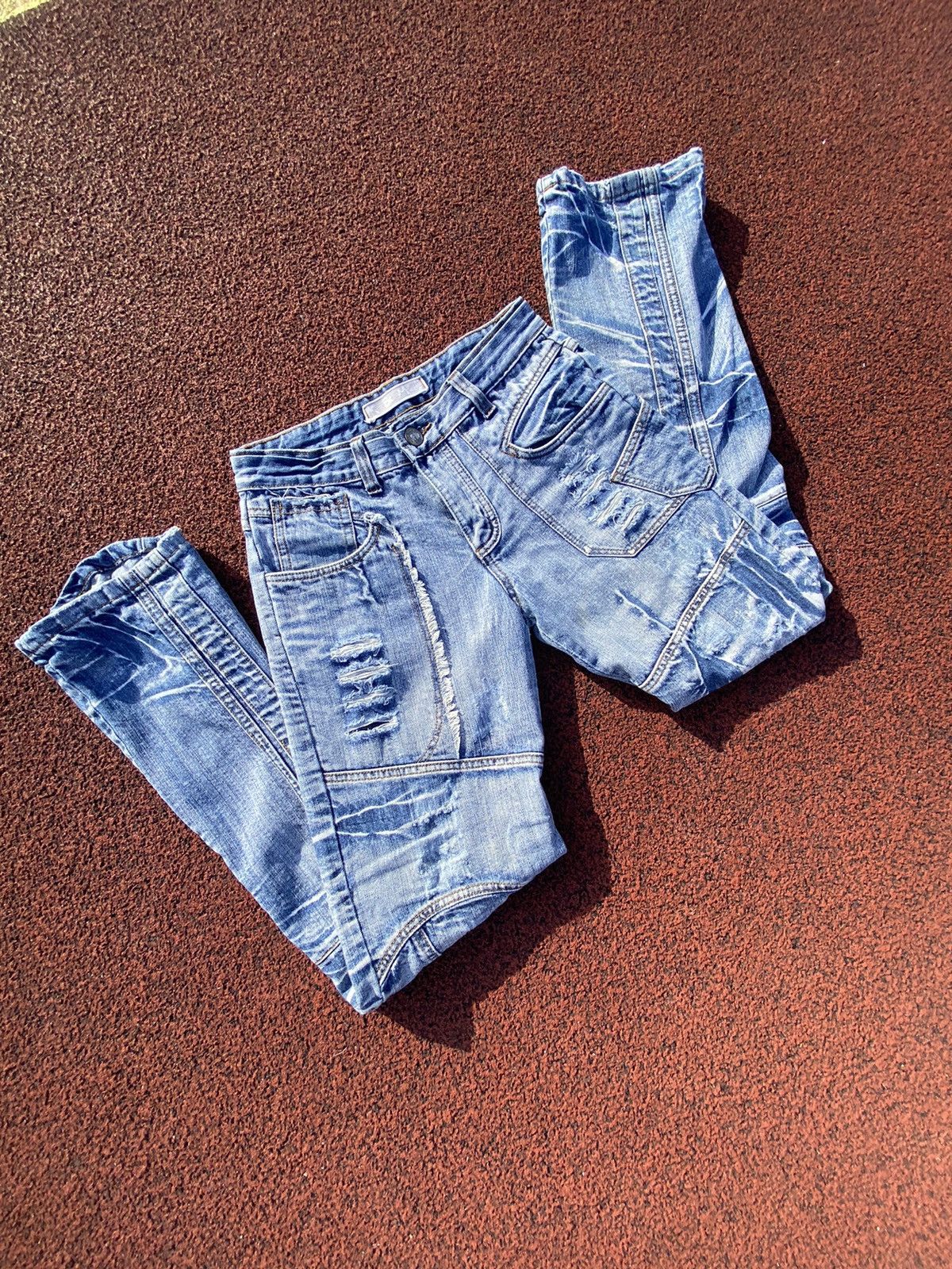 Japanese Brand K&M vintage rare japan jeans Size US 30 / EU 46 - 2 Thumbnail