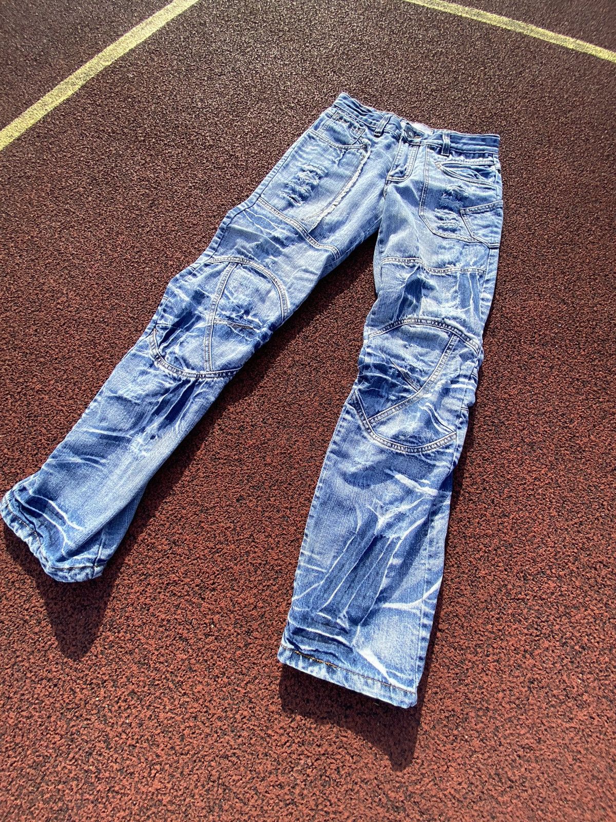 Japanese Brand K&M vintage rare japan jeans Size US 30 / EU 46 - 3 Thumbnail