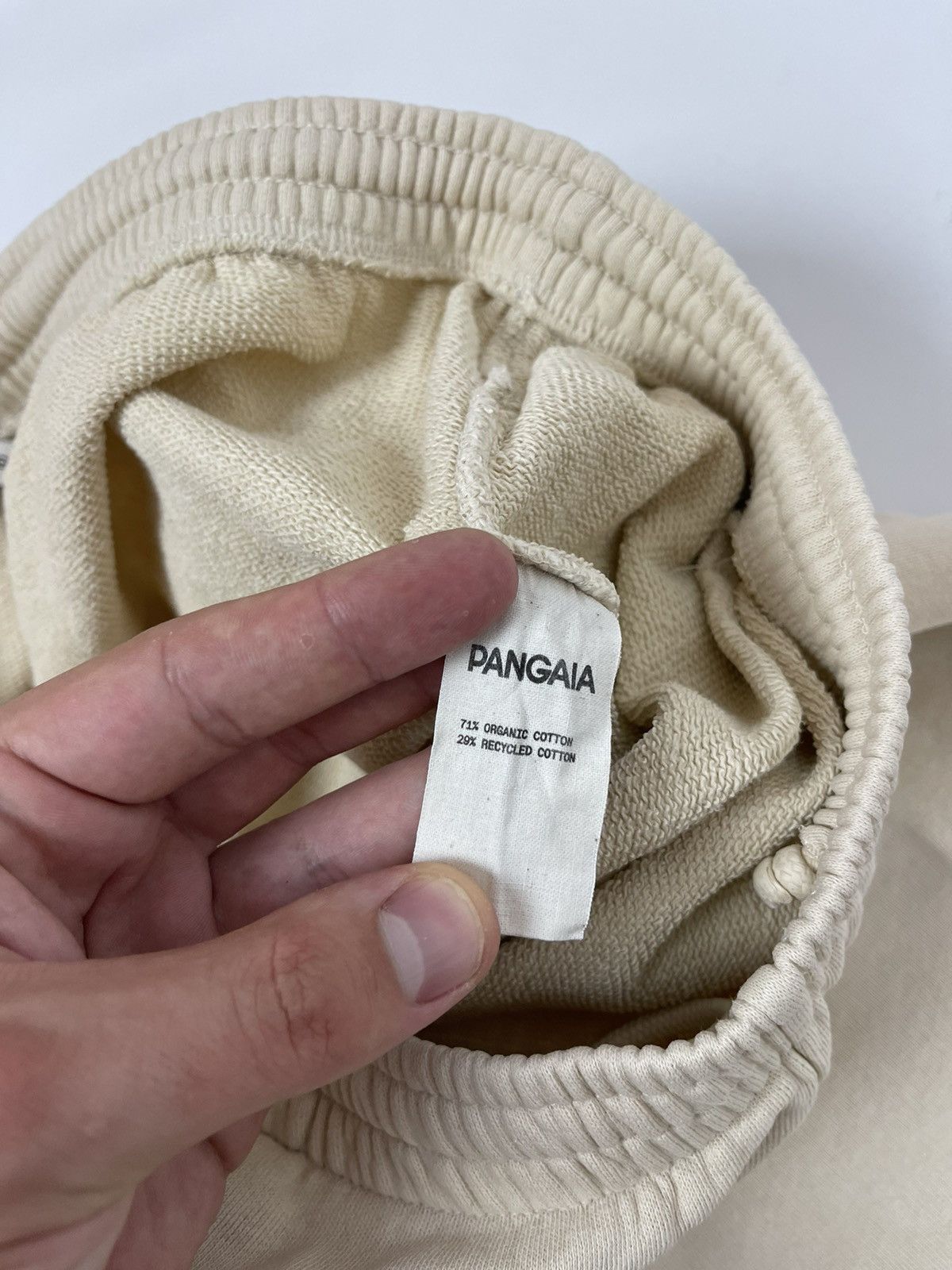 Pangaia Pangaia recycle cotton beige sweatpants hype Size US 36 / EU 52 - 10 Thumbnail