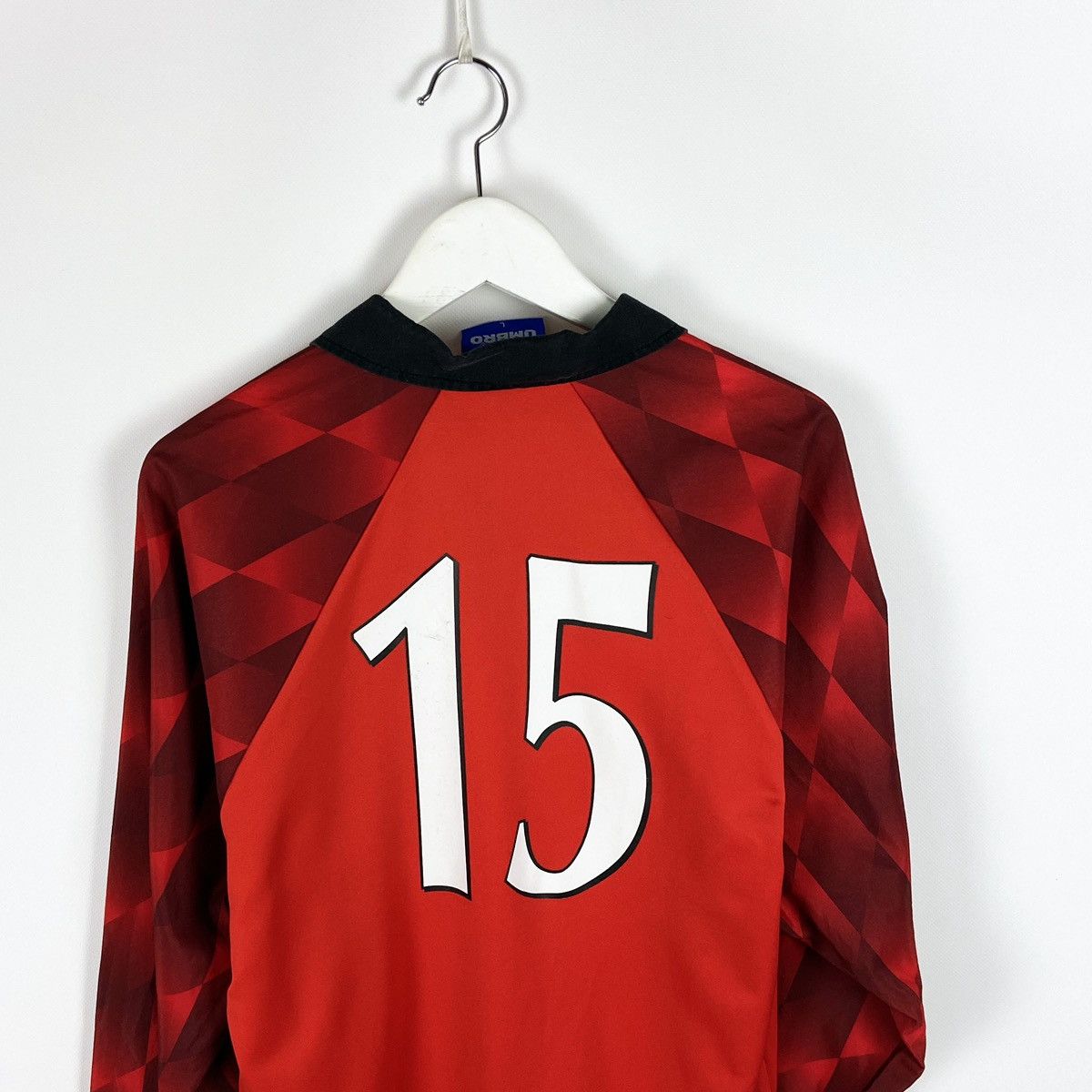 Umbro Vintage 90s Umbro Football Jersey Mitel Vapa Tech Performan Size US L / EU 52-54 / 3 - 3 Thumbnail