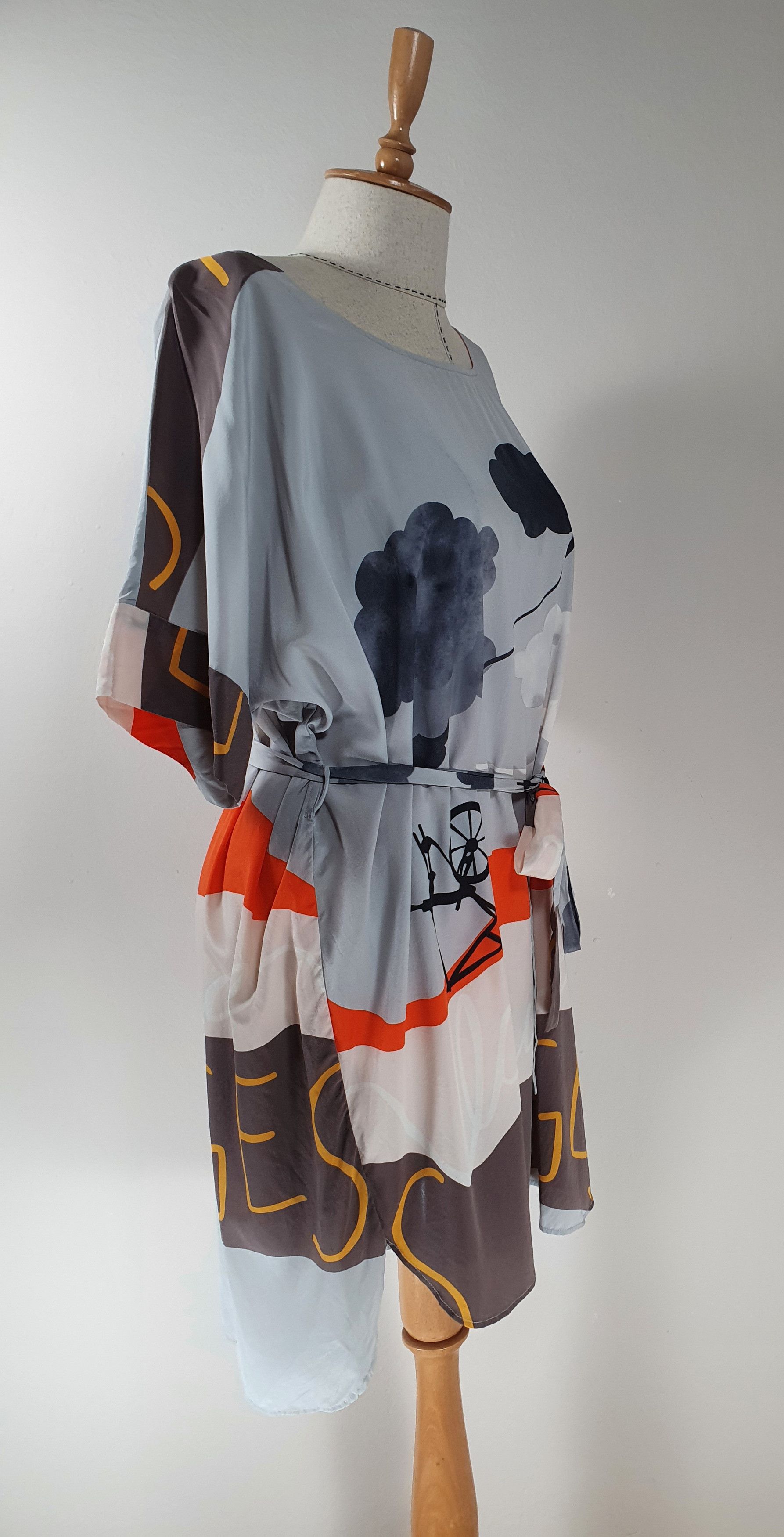 Silk Midi Dress