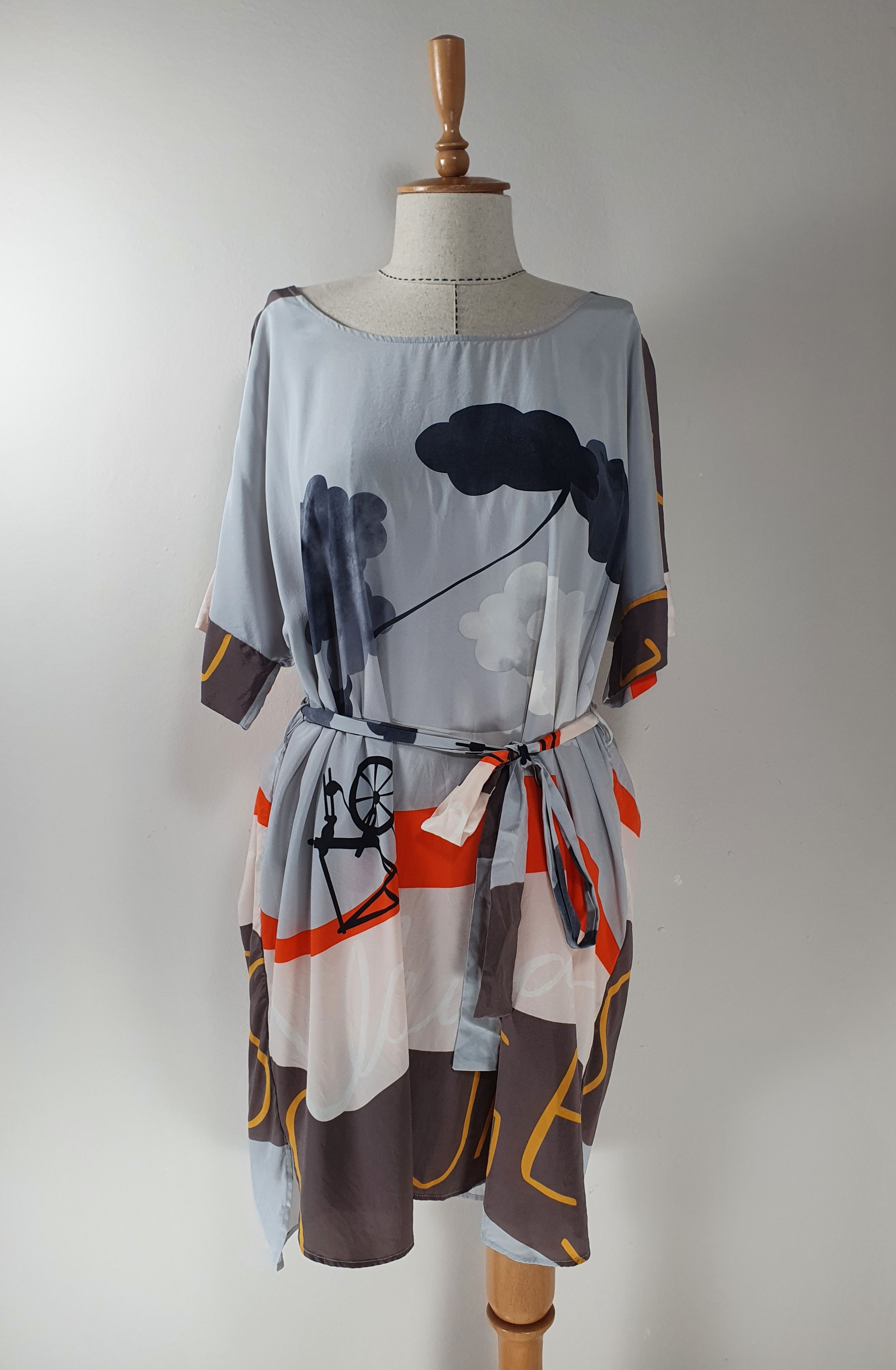 Silk Midi Dress