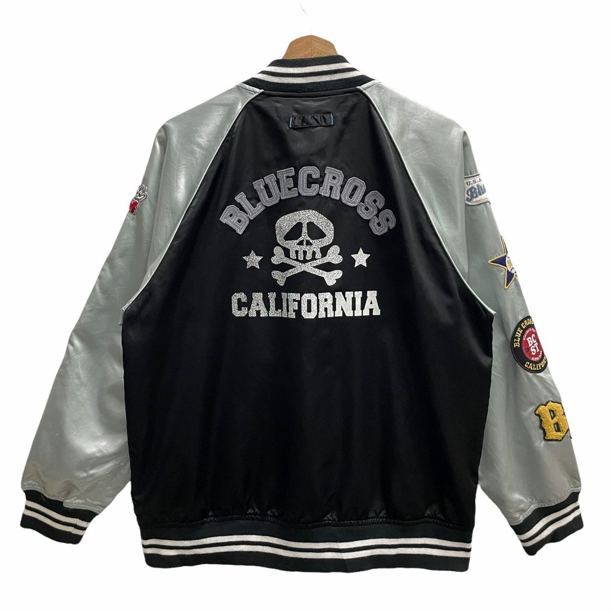 Japanese Brand × Vintage 💥BLUE CROSS JAPAN SUKAJAN SOUVENIR JACKET Size US M / EU 48-50 / 2 - 1 Thumbnail