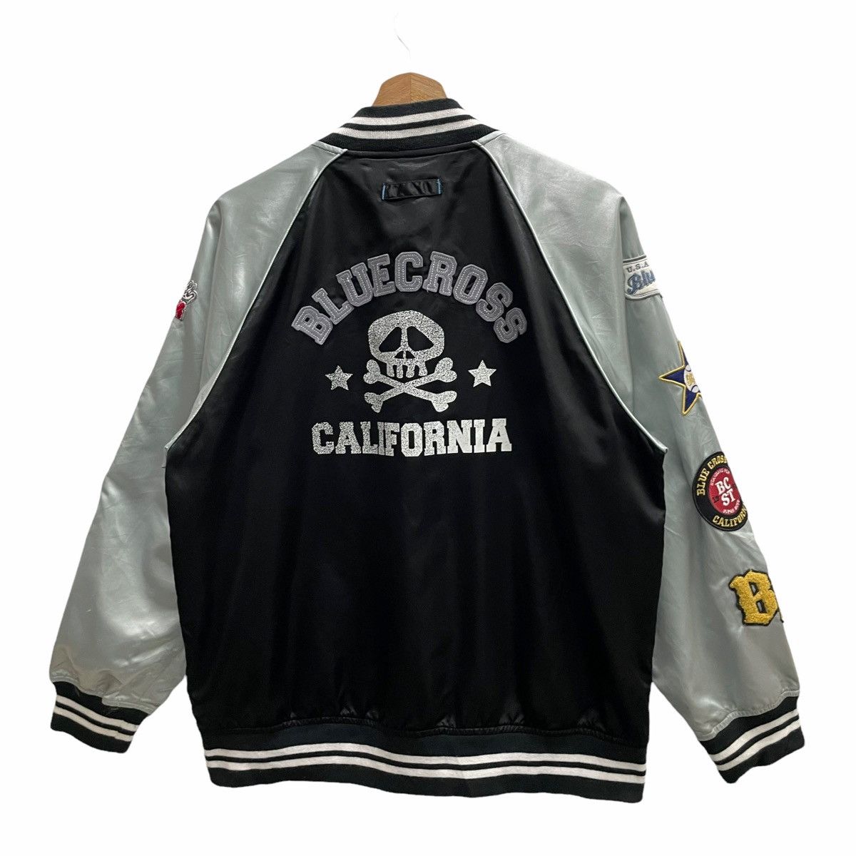 Japanese Brand × Vintage 💥BLUE CROSS JAPAN SUKAJAN SOUVENIR JACKET Size US M / EU 48-50 / 2 - 2 Thumbnail