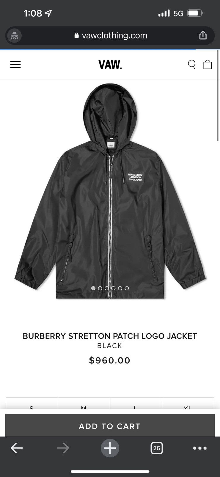 Burberry windbreaker