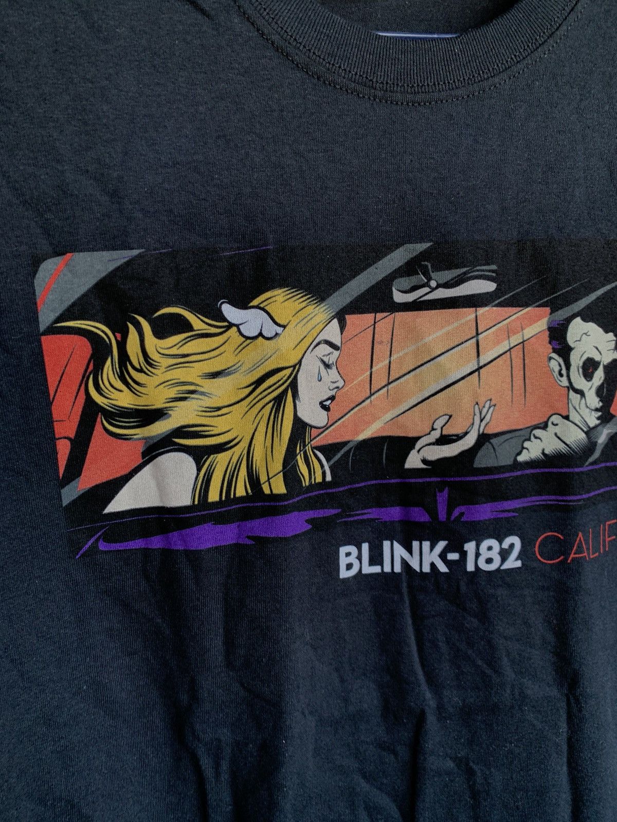 Band Tees Blink-182 california album logo black big t-shirt Size US XXL / EU 58 / 5 - 5 Thumbnail