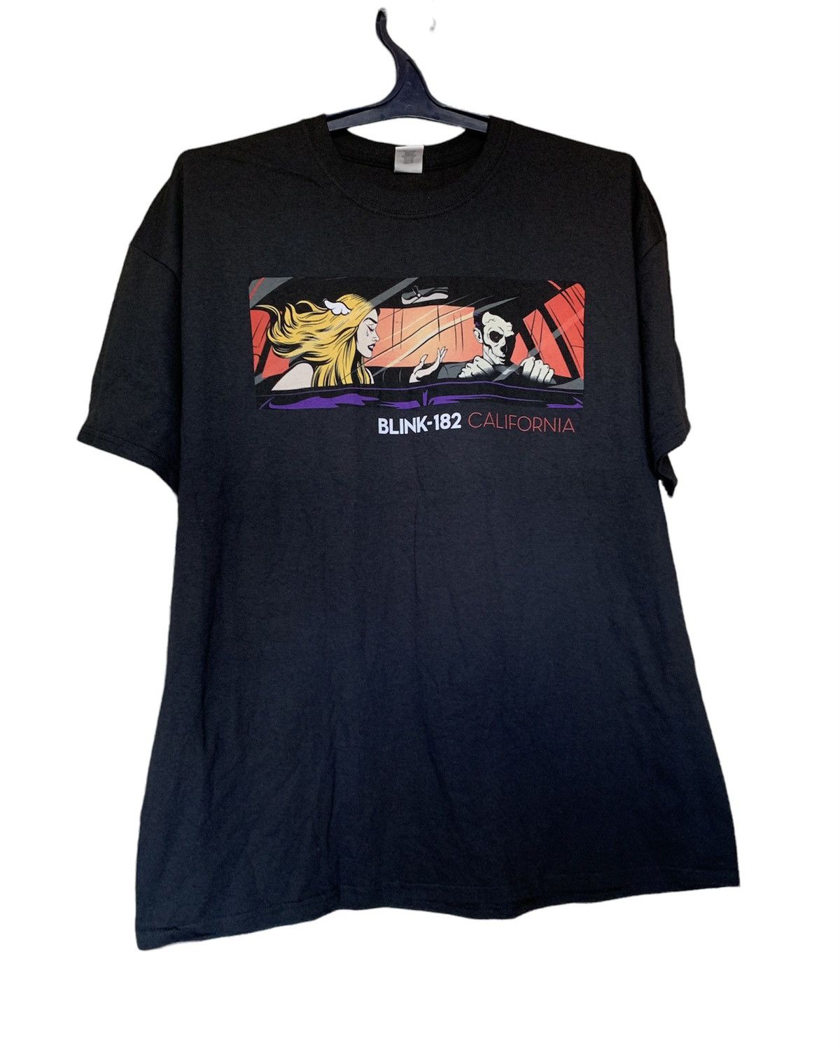 Band Tees Blink-182 california album logo black big t-shirt Size US XXL / EU 58 / 5 - 1 Thumbnail