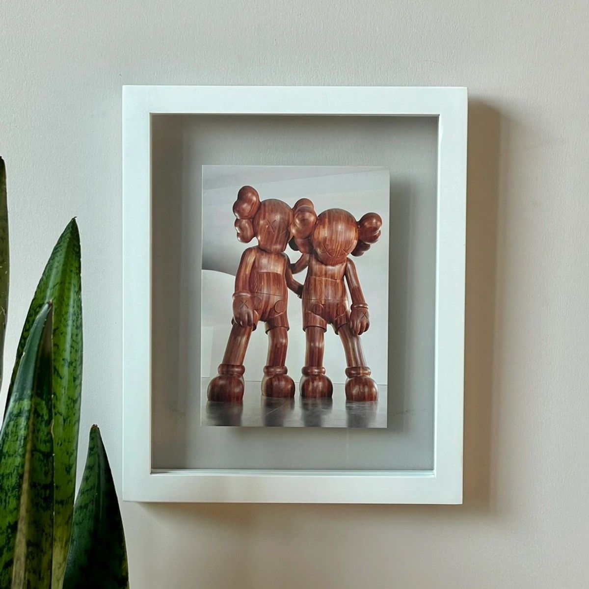 image of Kaws Along The Way Poster in White, Men's