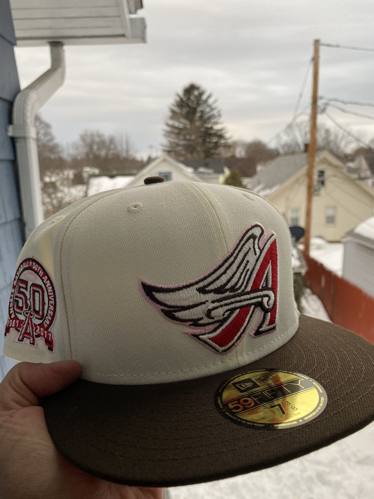 FamCap Los Angeles Angels Two Tone 7 3/8 Not Hat Club