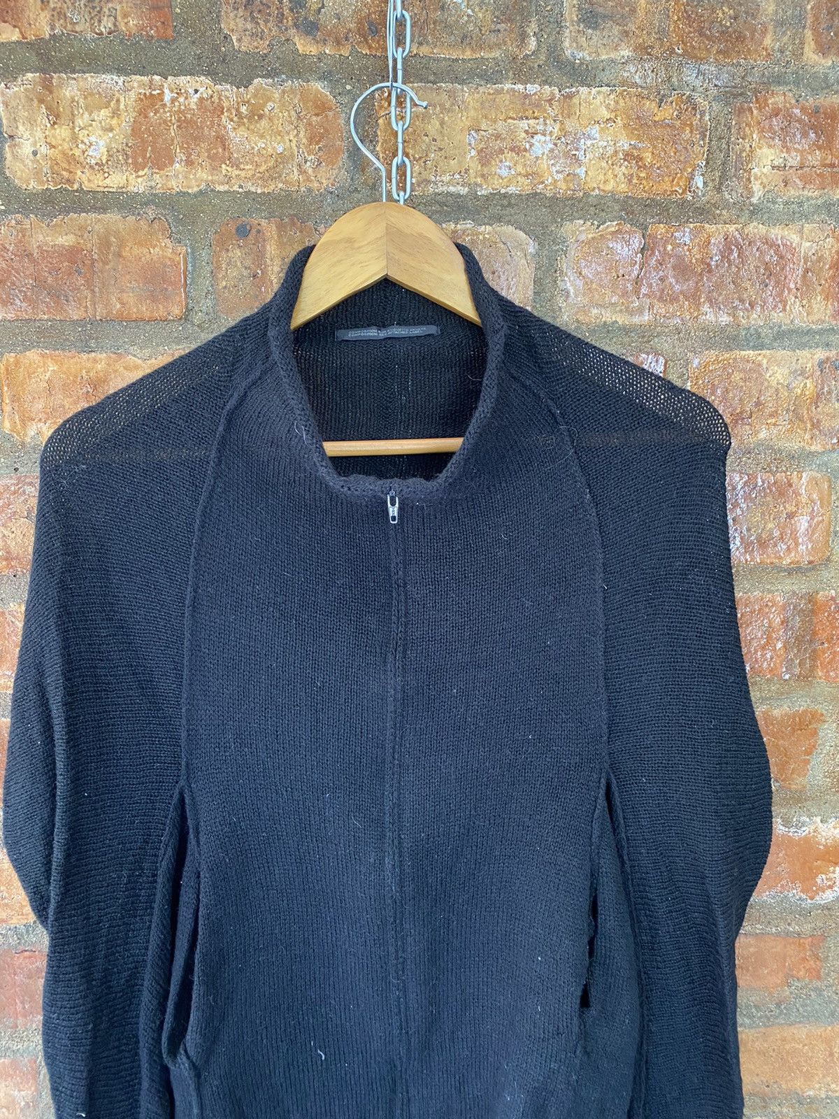 Yohji Yamamoto Vtg Y's MESH BONO knit zipper Size M / US 6-8 / IT 42-44 - 3 Thumbnail