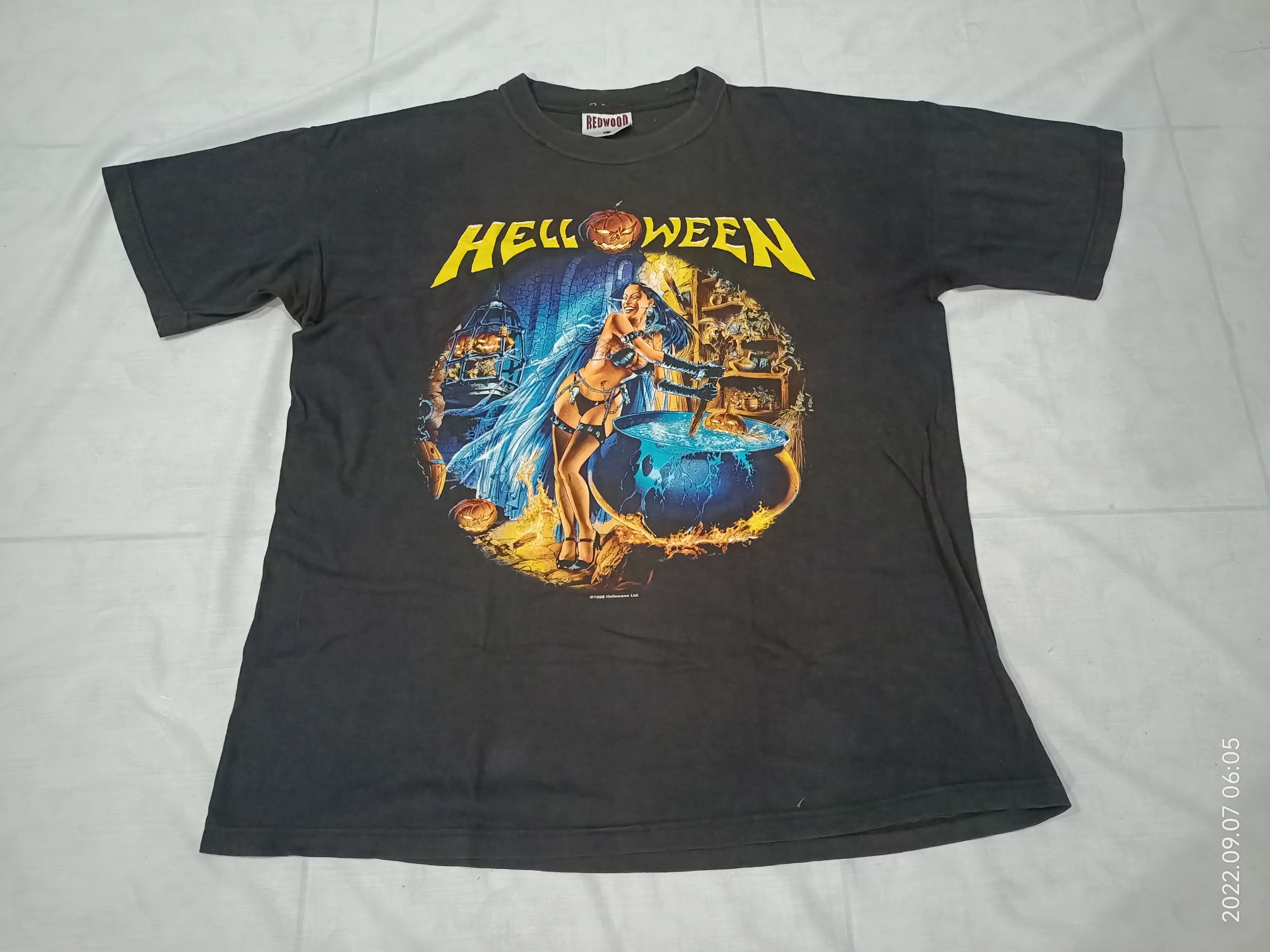 Band Tees × Vintage Helloween Shirt Vintage 90's Helloween