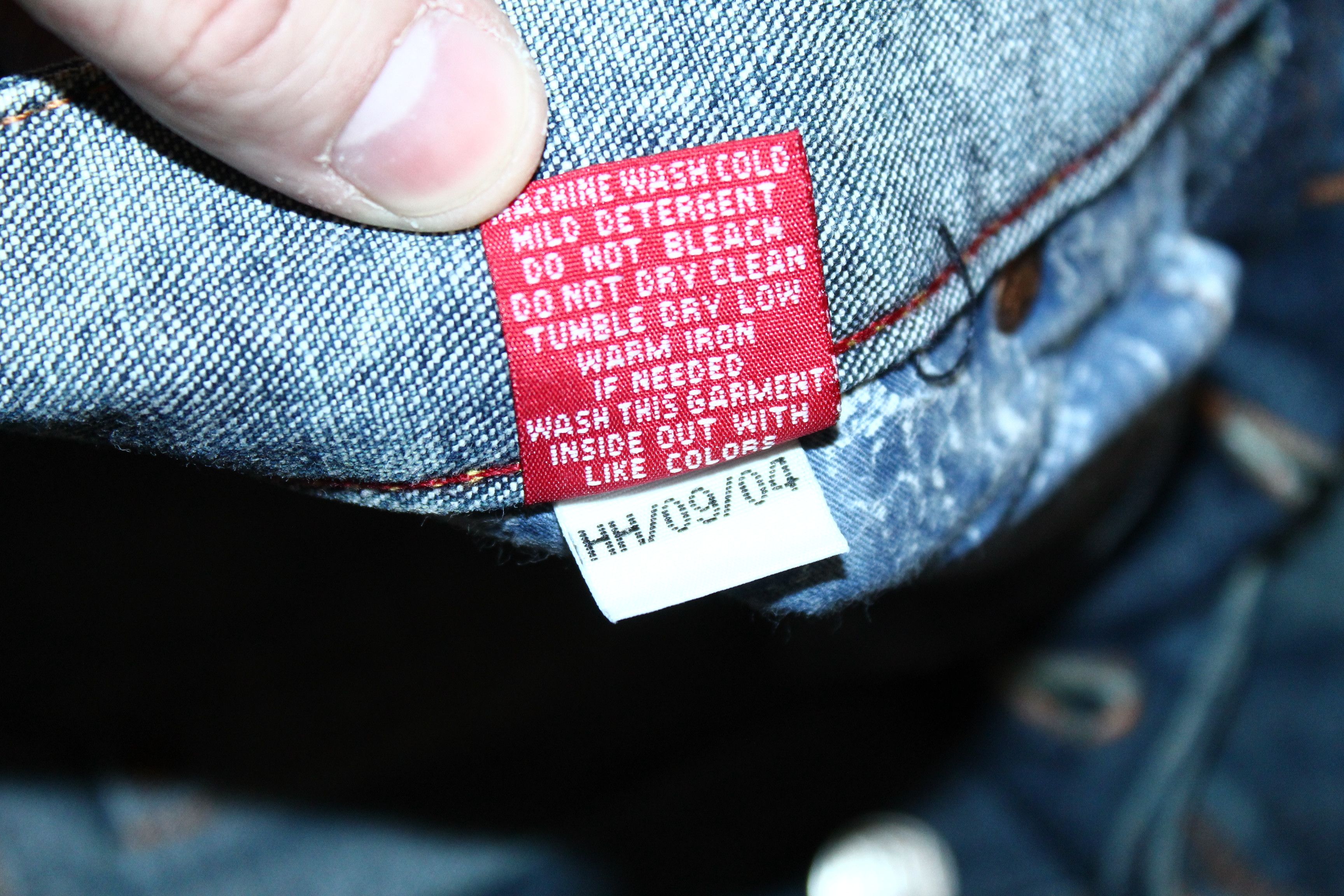 Japanese Brand Rare Vtg Etienne Ozeki Patchwork faded denim baggy Jeans Size US 34 / EU 50 - 9 Thumbnail