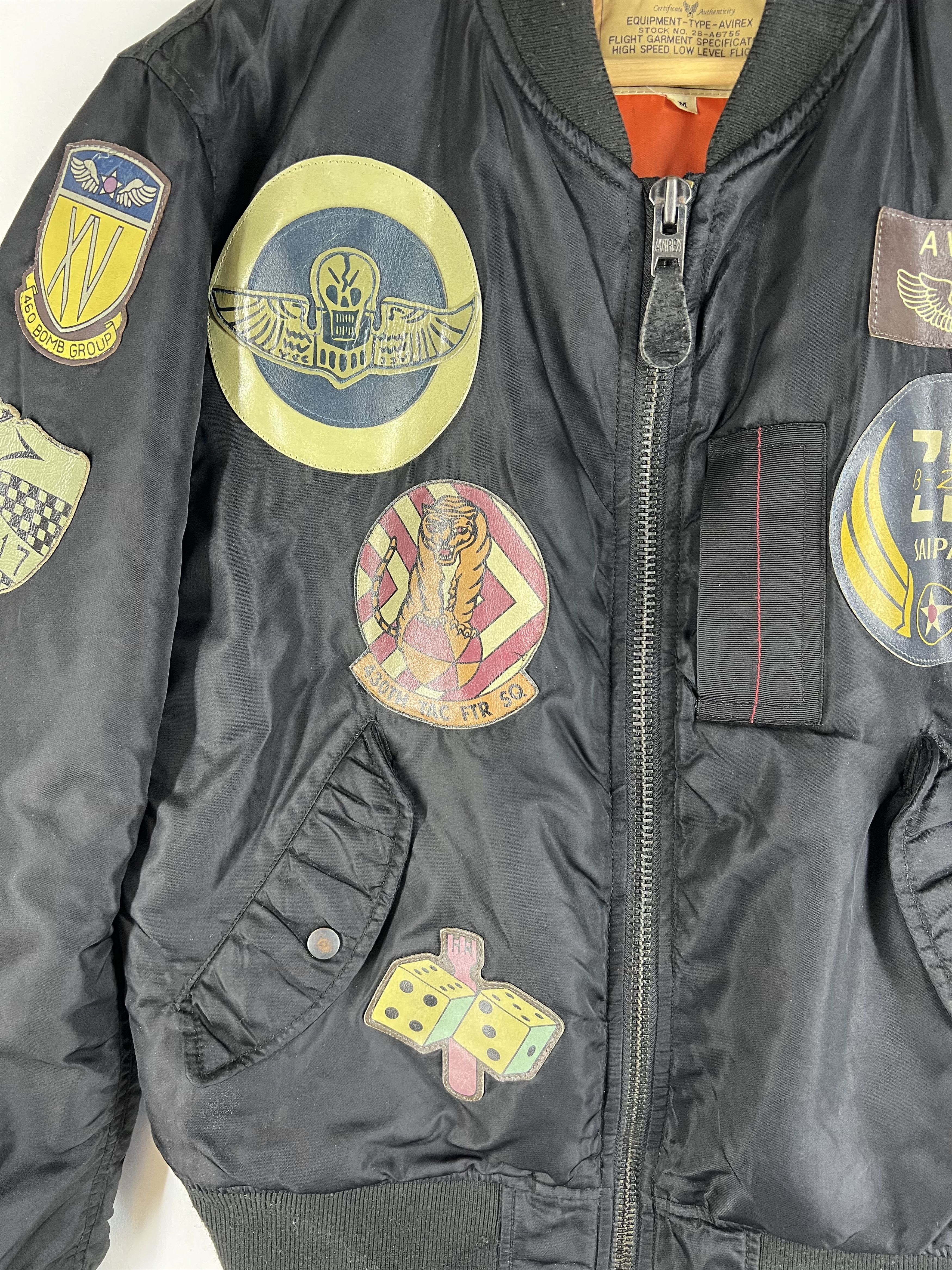 Avirex 🔥RARE RIOT RIOT RIOT AVIREX PATCHES BOMBER JACKET Size US M / EU 48-50 / 2 - 8 Thumbnail