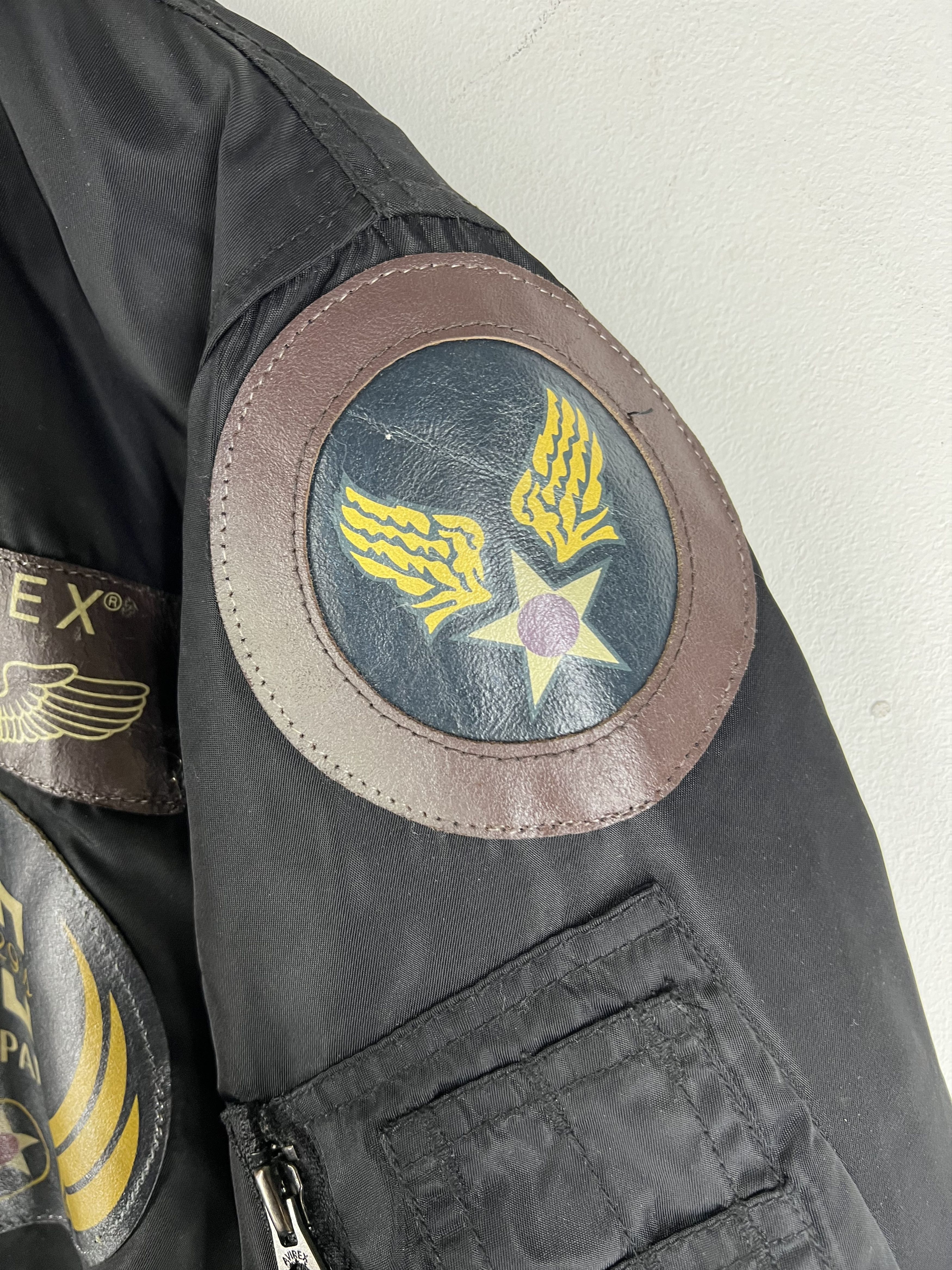 Avirex 🔥RARE RIOT RIOT RIOT AVIREX PATCHES BOMBER JACKET Size US M / EU 48-50 / 2 - 10 Thumbnail