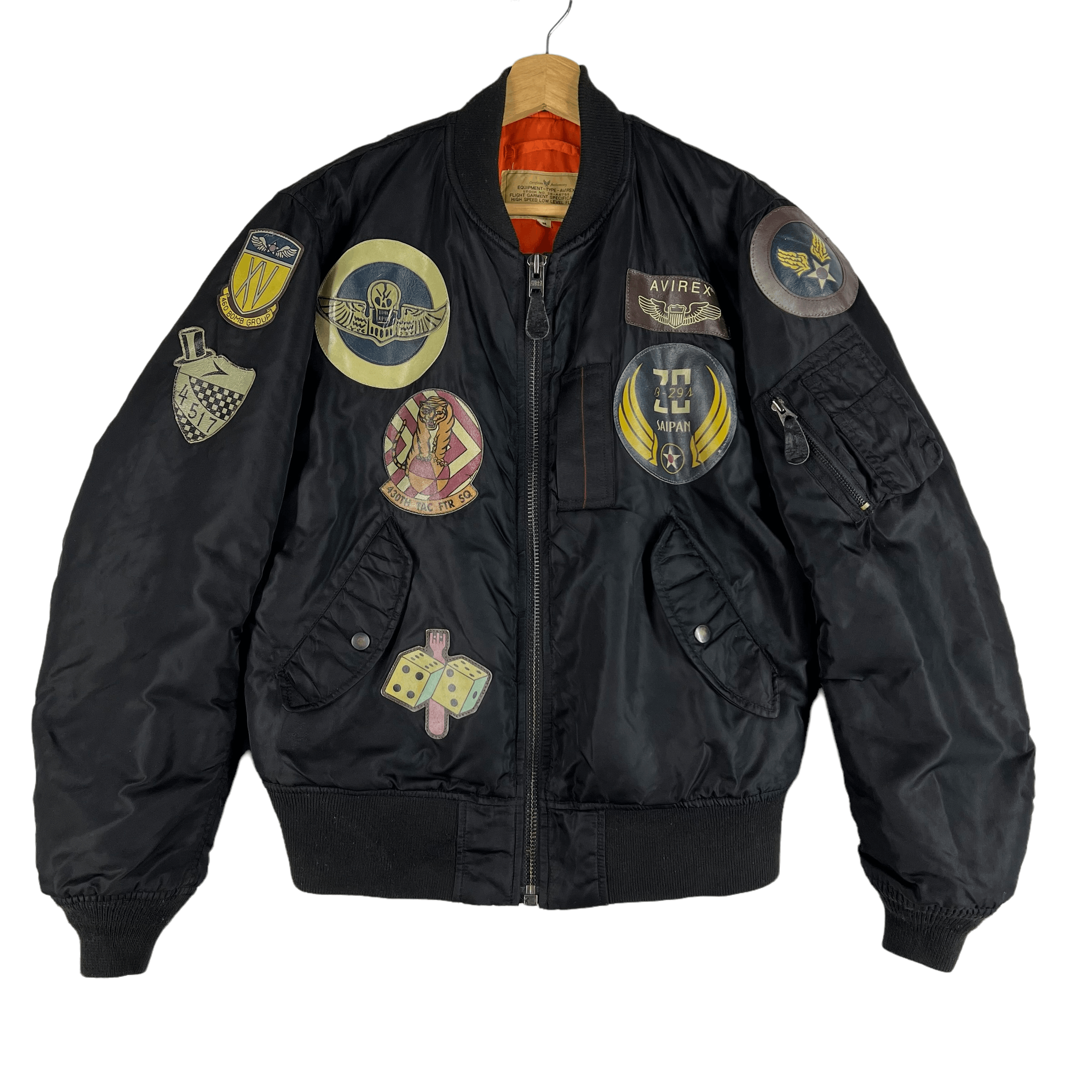 Avirex 🔥RARE RIOT RIOT RIOT AVIREX PATCHES BOMBER JACKET Size US M / EU 48-50 / 2 - 3 Thumbnail