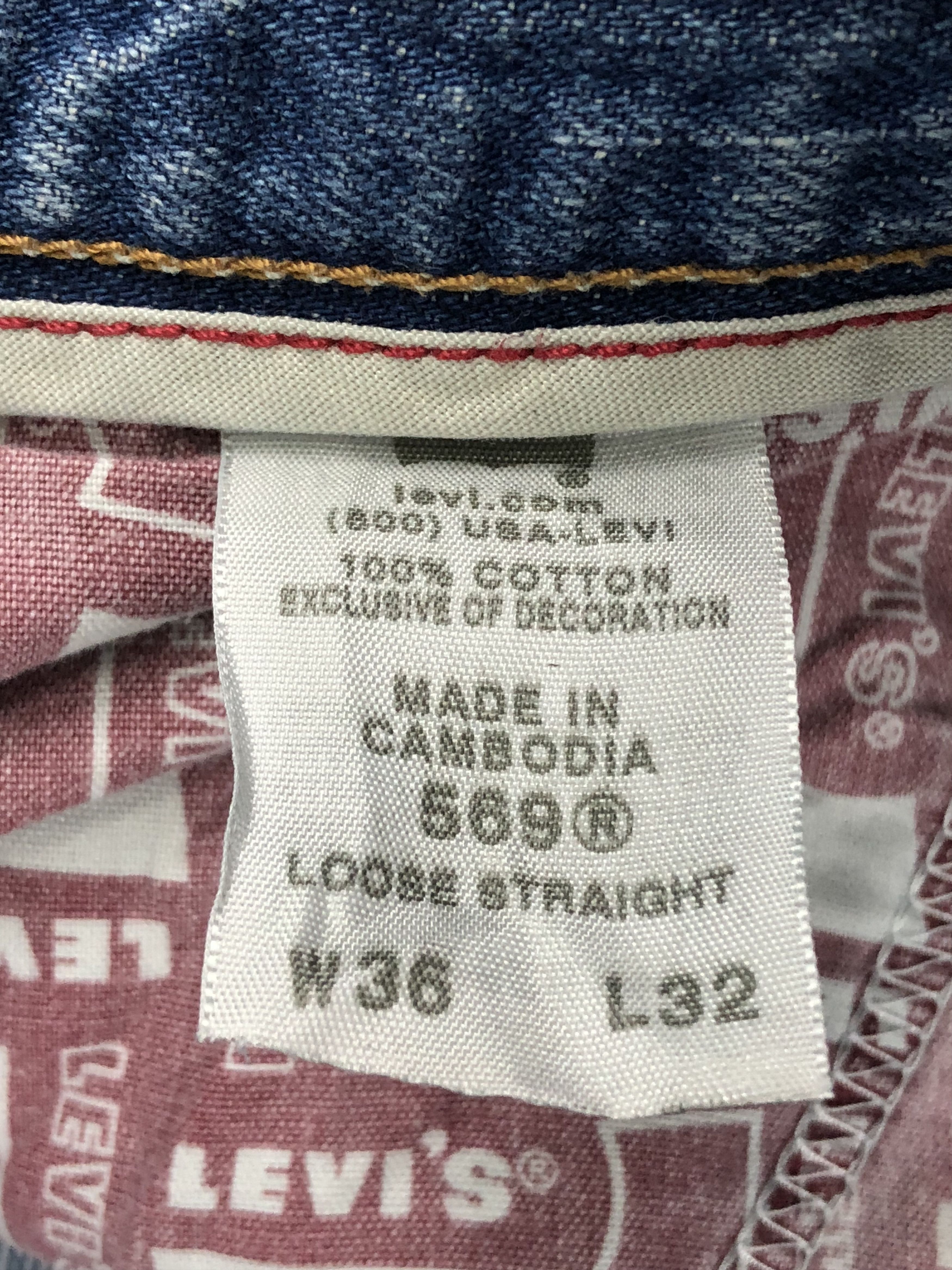 Vintage Levis 569 Loose Straight Lightwash Jeans DPP0215
