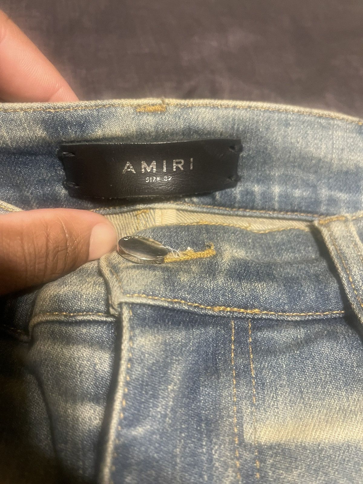 Amiri Amiri Glitter Track Jeans Size US 32 / EU 48 - 2 Thumbnail