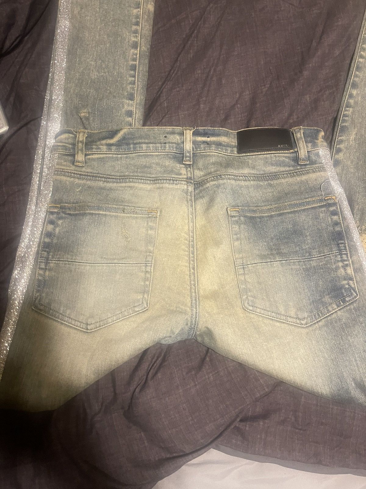 Amiri Amiri Glitter Track Jeans Size US 32 / EU 48 - 6 Thumbnail