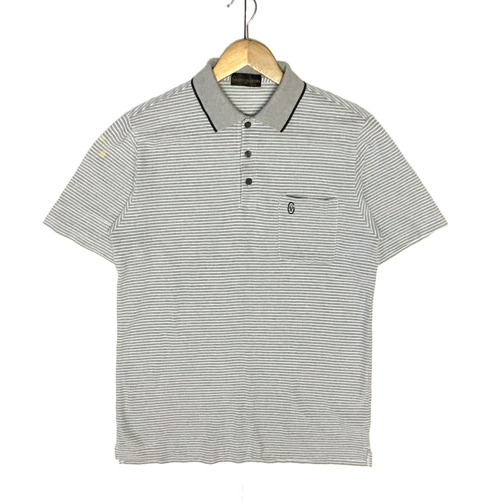 Vintage Gianni Valentino Italy Short Sleeve Polos Shirt