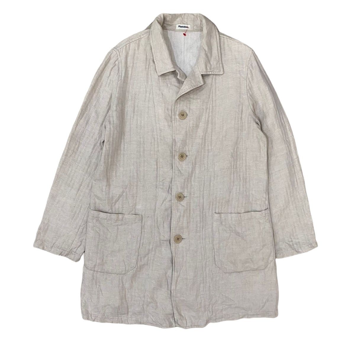 Issey Miyake Plantation Issey Miyake Belted Back Jacket Size US M / EU 48-50 / 2 - 1 Thumbnail