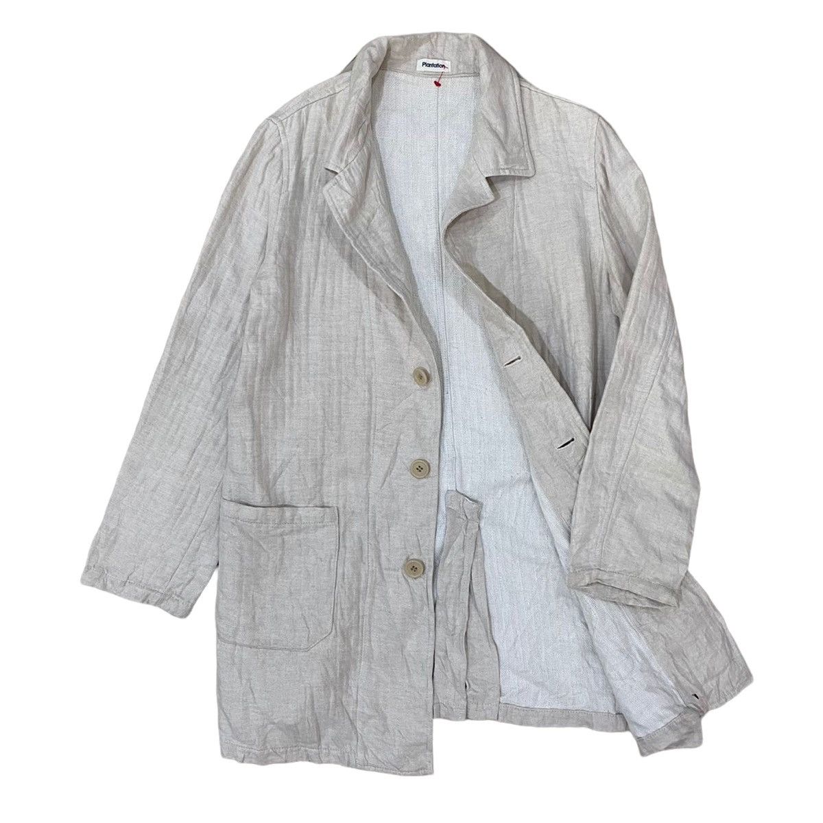 Issey Miyake Plantation Issey Miyake Belted Back Jacket Size US M / EU 48-50 / 2 - 3 Thumbnail