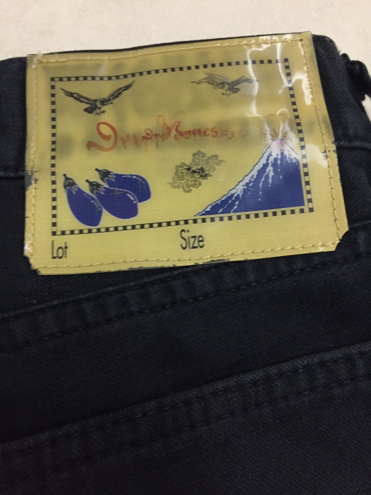 Dry Bones Vintage Dry Bones Fade Black Denim Size US 33 - 11 Thumbnail