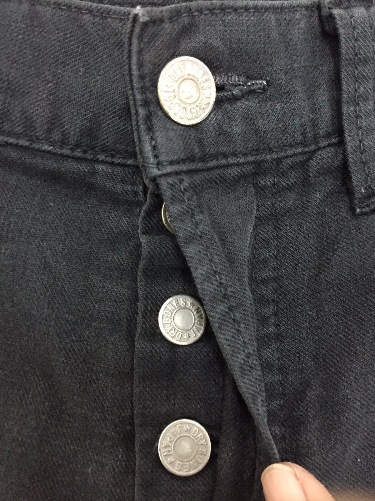 Dry Bones Vintage Dry Bones Fade Black Denim Size US 33 - 7 Thumbnail