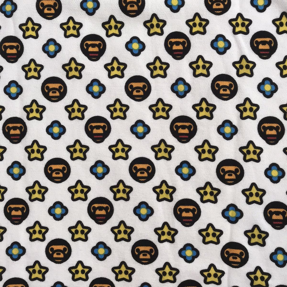 BAPE STA Milo monogram polo shirt STAR a bathing ape