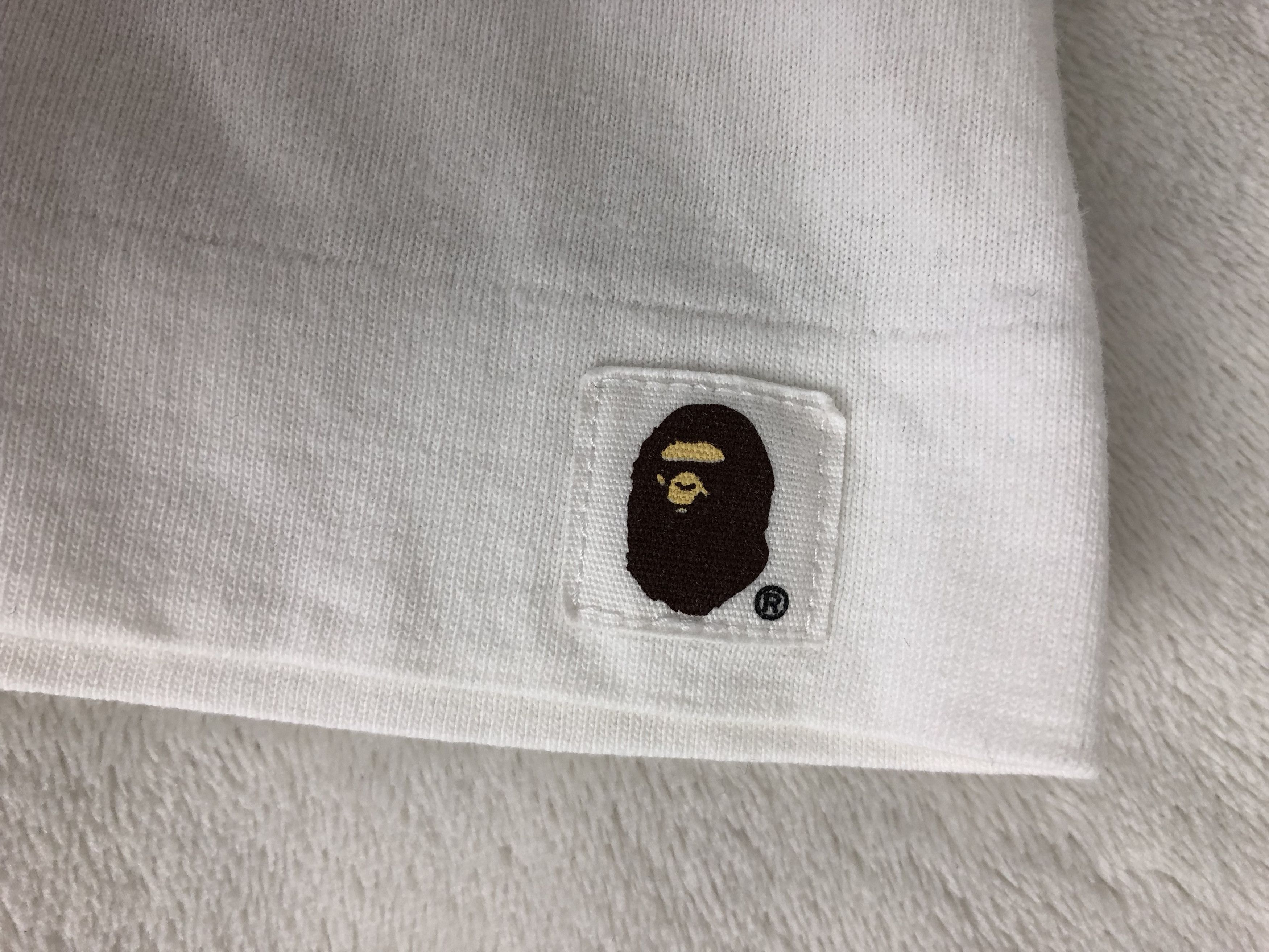 Bape Bathing ape Baby Milo Army tee White large