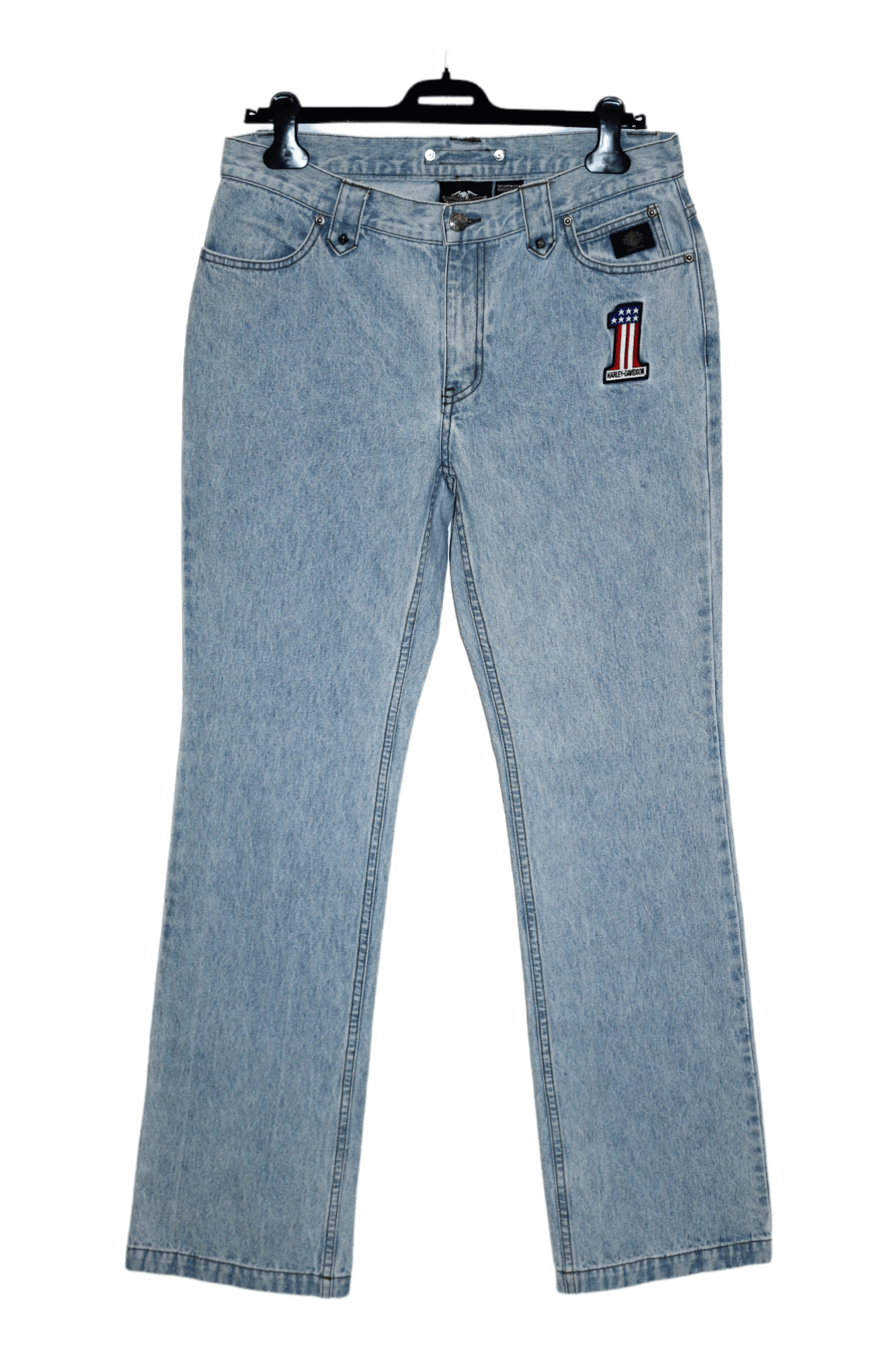Vtg 90s Harley Davidson Straight Leg Bootcut Biker Jeans