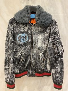 Guccighost star bomber on sale jacket