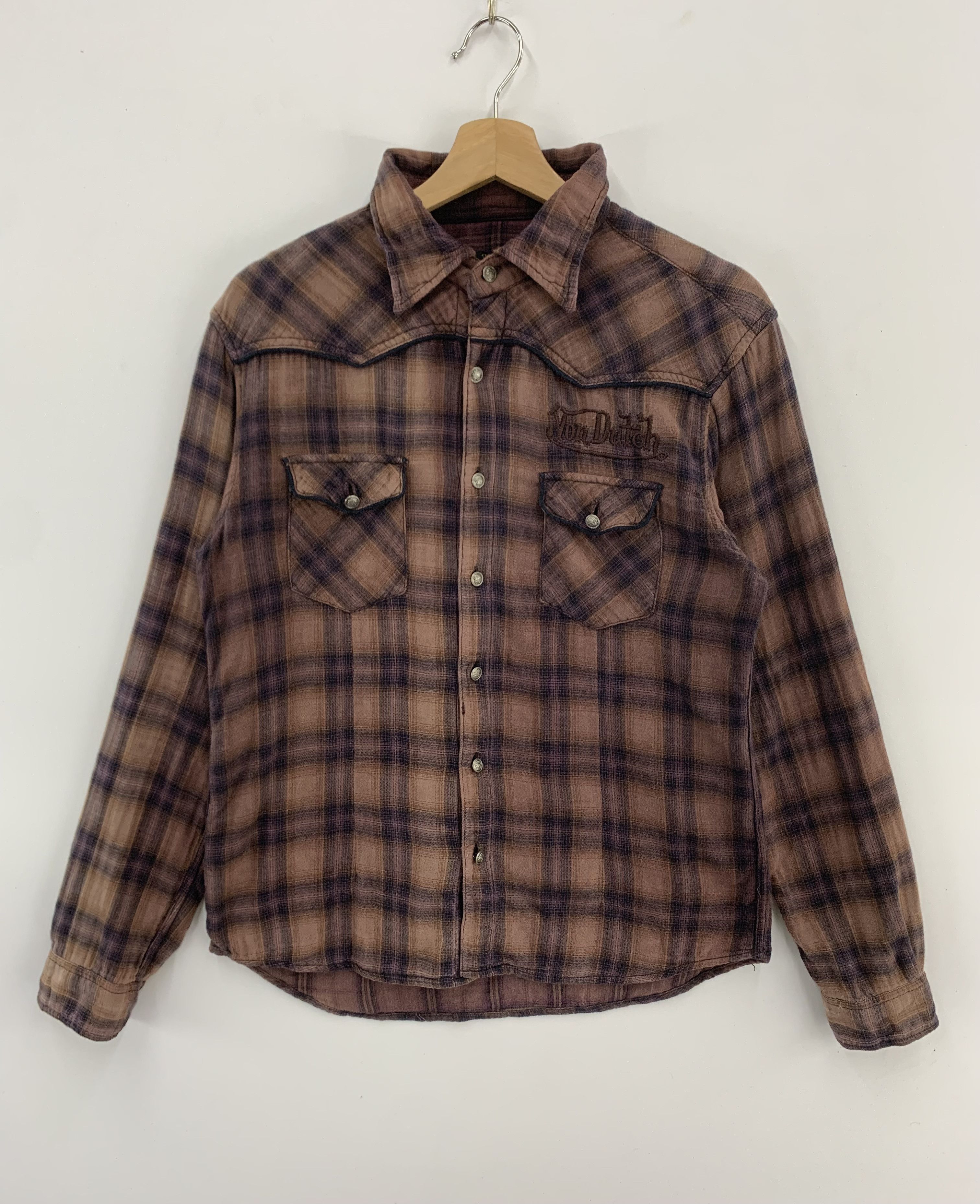 Von Dutch 90s Vintage Von Dutch Flannel Old School | Grailed