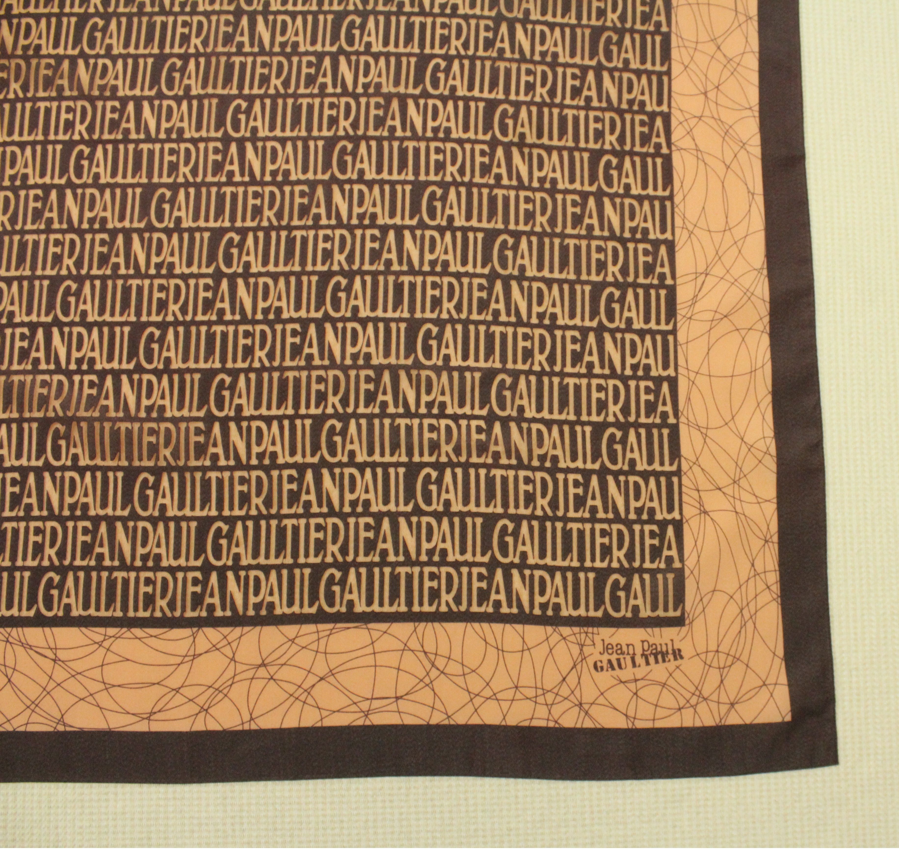 Jean Paul Gaultier JEAN PAUL GAULTIER Scarf Spell out Size ONE SIZE - 3 Thumbnail