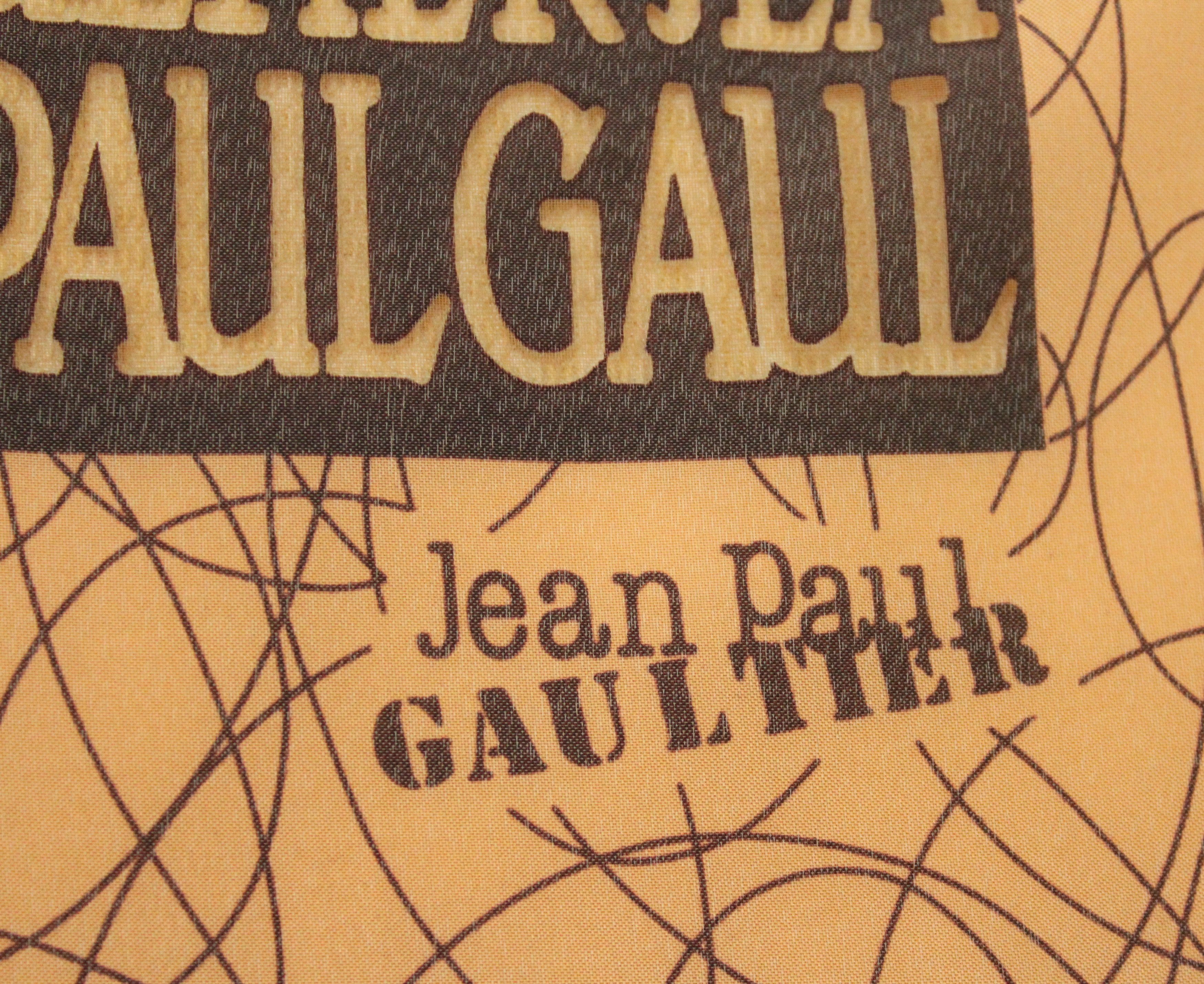 Jean Paul Gaultier JEAN PAUL GAULTIER Scarf Spell out Size ONE SIZE - 4 Thumbnail