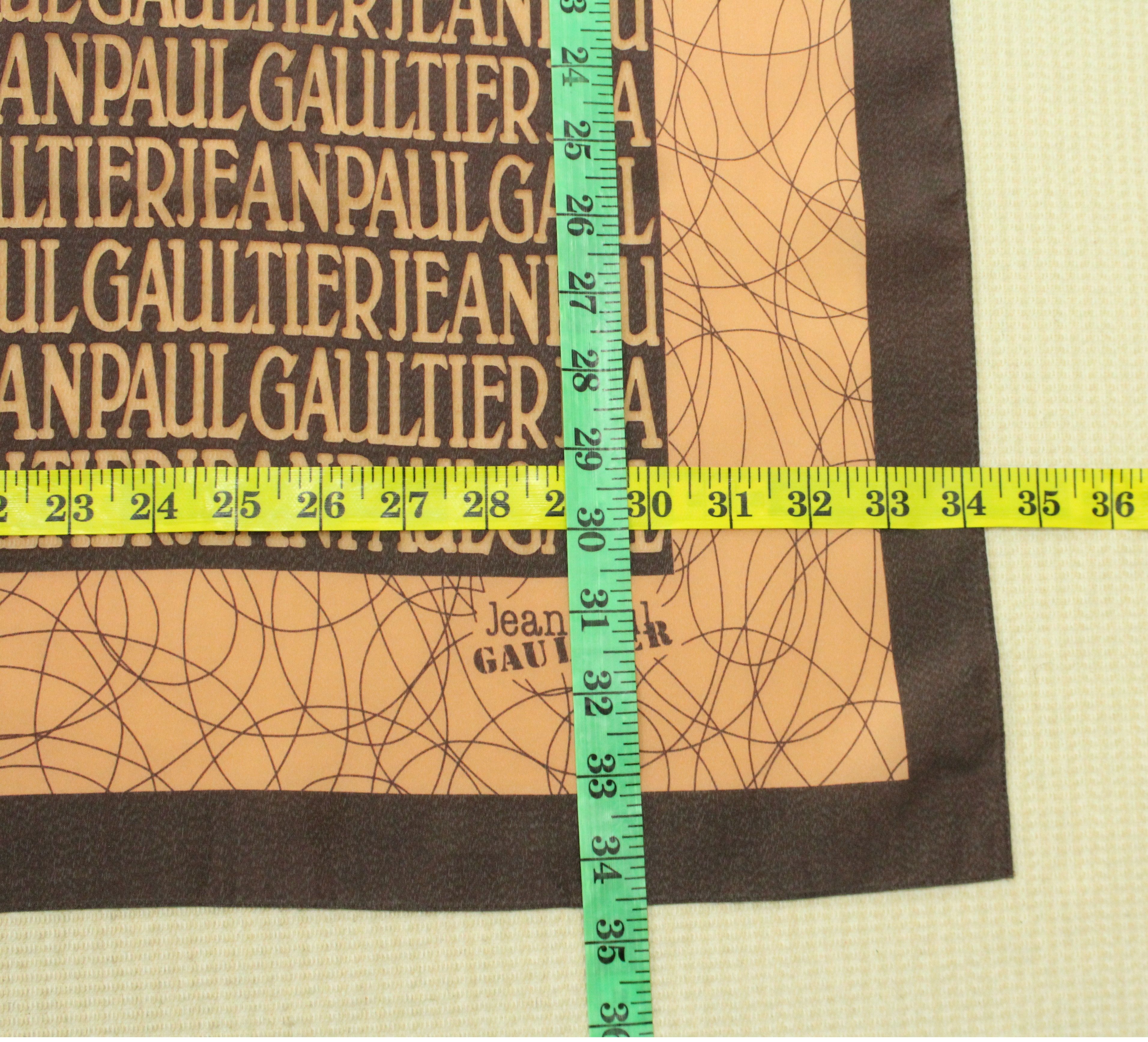Jean Paul Gaultier JEAN PAUL GAULTIER Scarf Spell out Size ONE SIZE - 8 Thumbnail